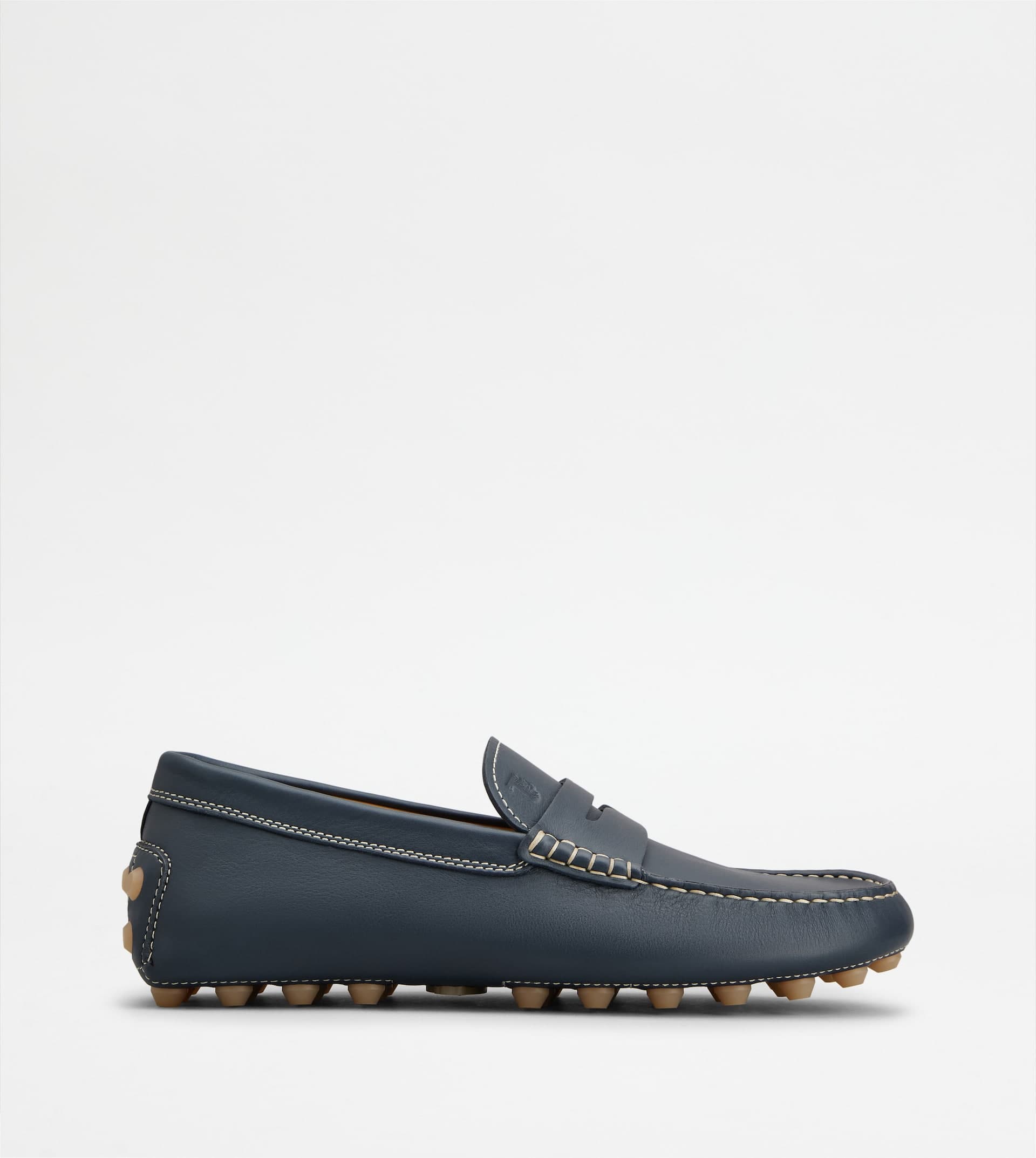 Gommino Bubble in Leather — Blue — XXM52K00640U1PU824