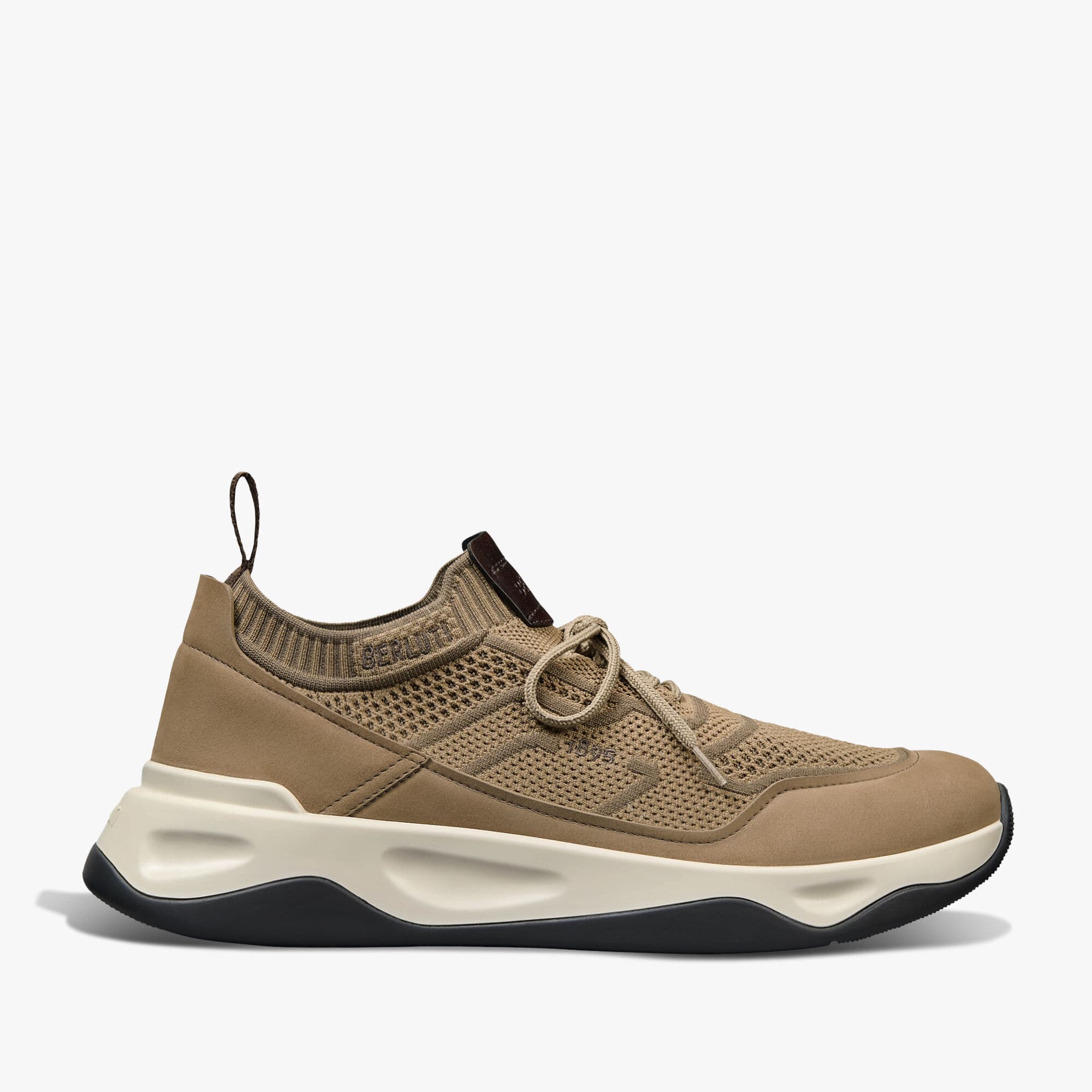Shadow Knit And Nubuck Leather Sneaker — S6330-ZG4