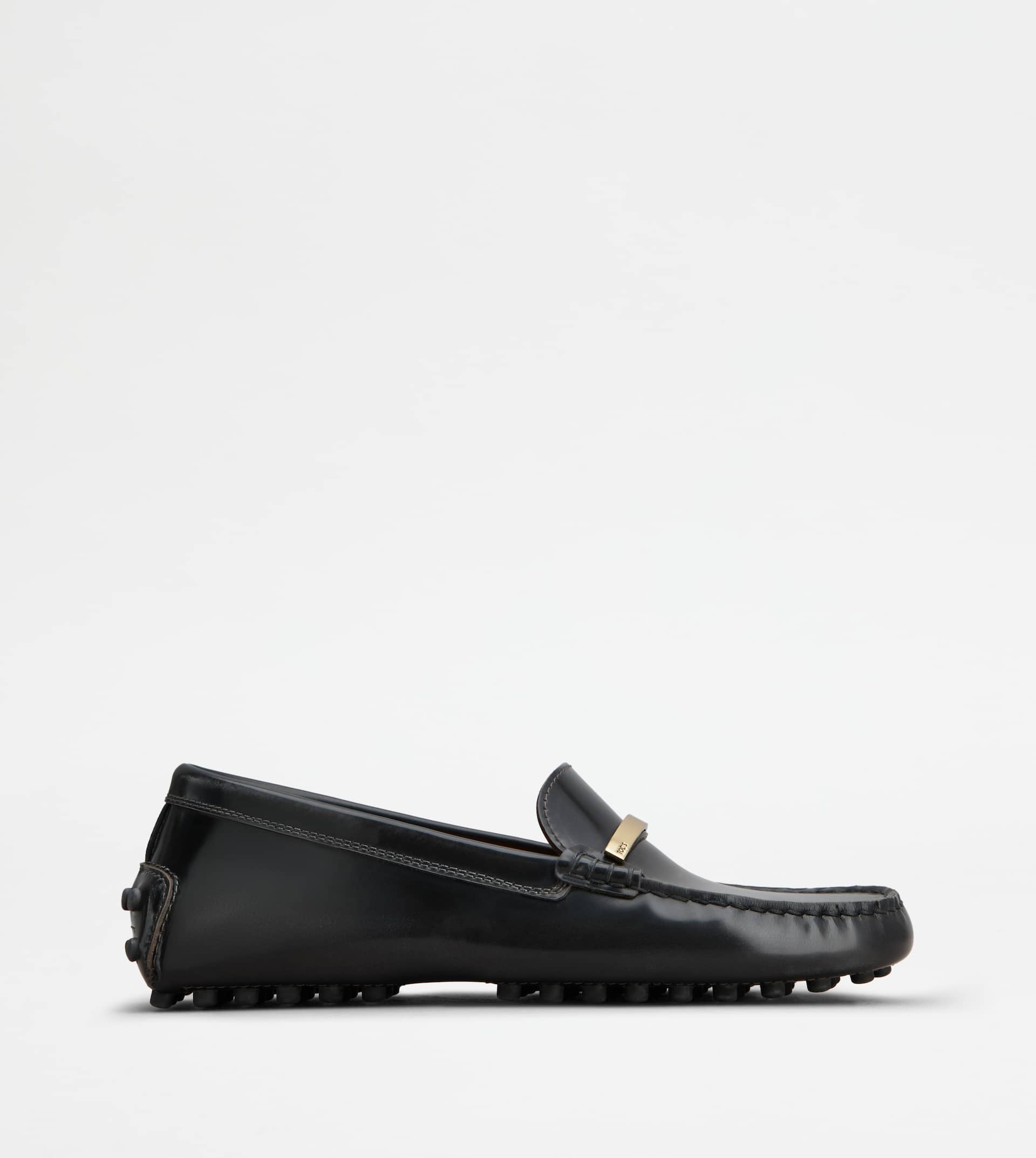 Gommino Driving Shoes in Leather — Grey — XXW22L0IT90TWRB602