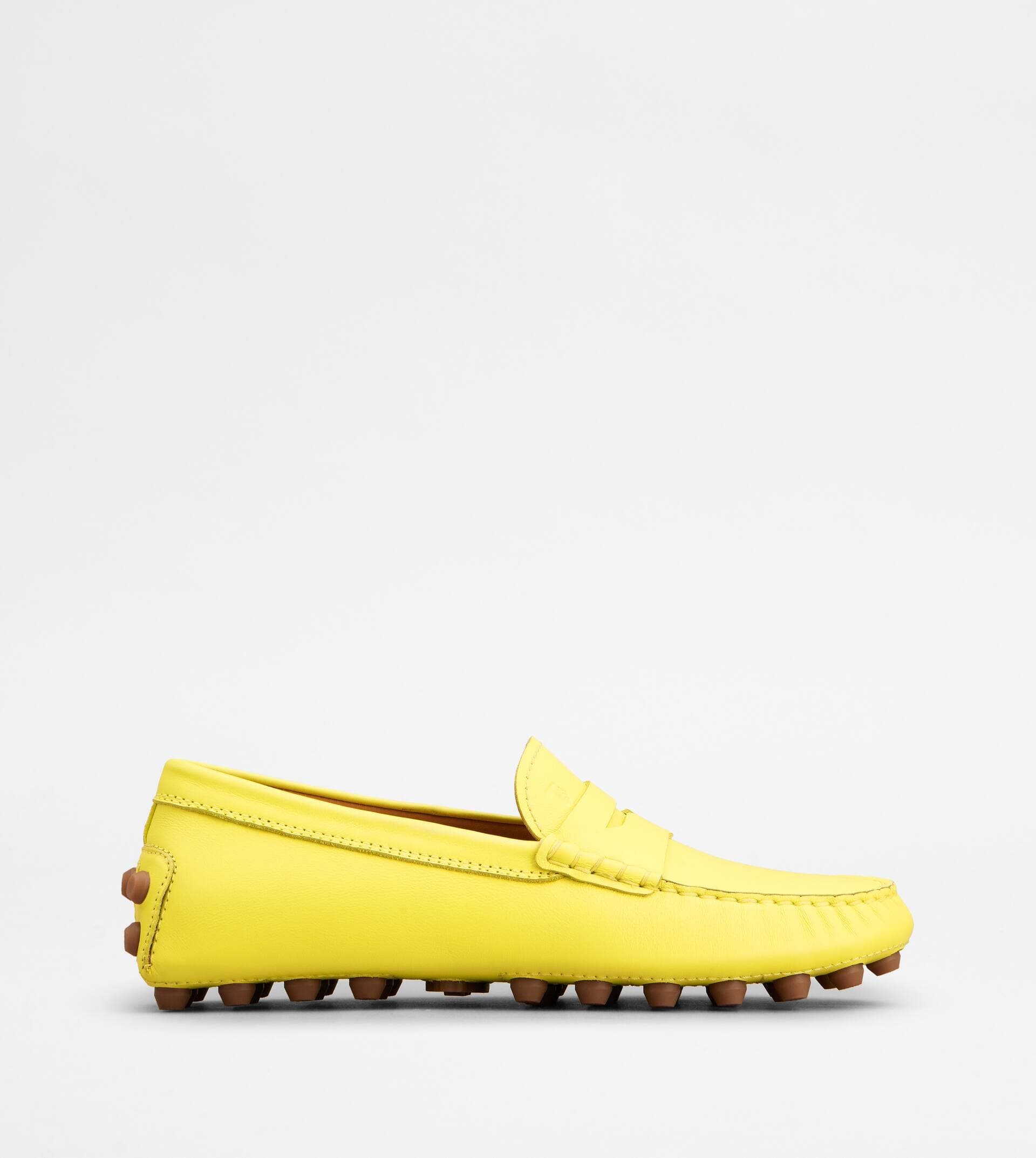 Gommino Bubble in Leather — Yellow — XXW52K00010MIDG208
