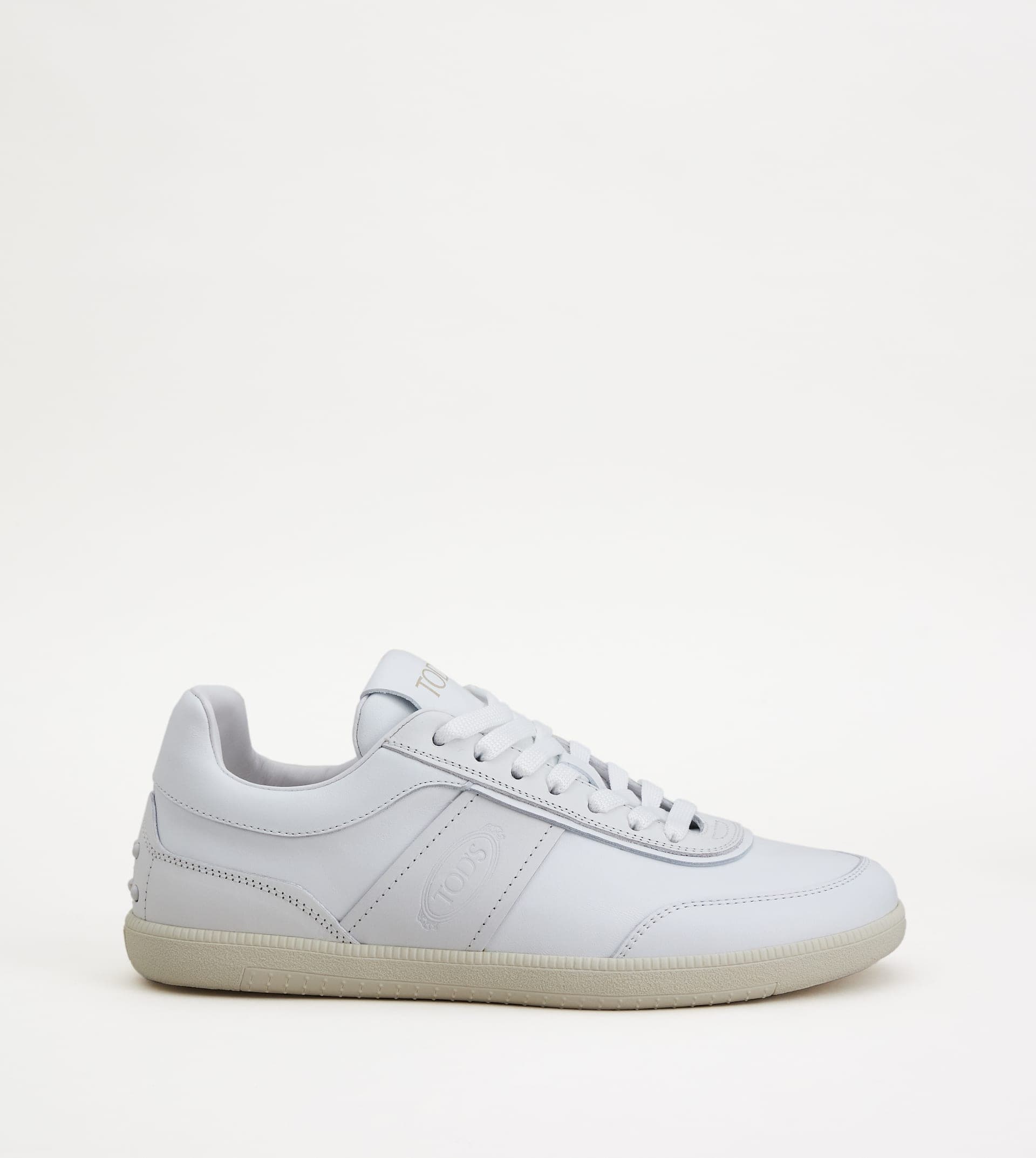 Tod’s Tabs Sneakers in Leather — White — XXW68C0DP30OV7B001