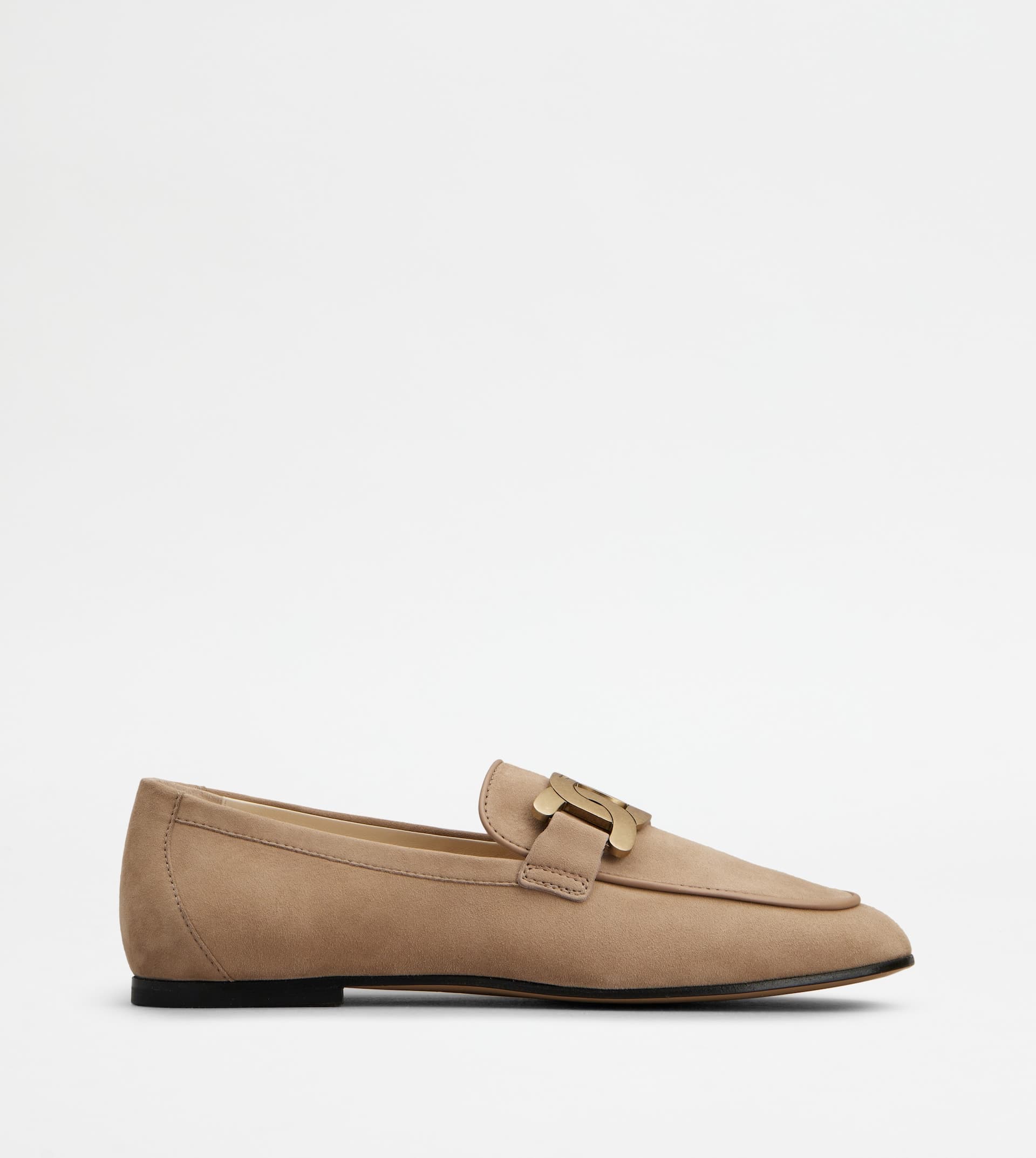Kate Loafers in Suede — Beige — XXW79A0DD00D8WC806