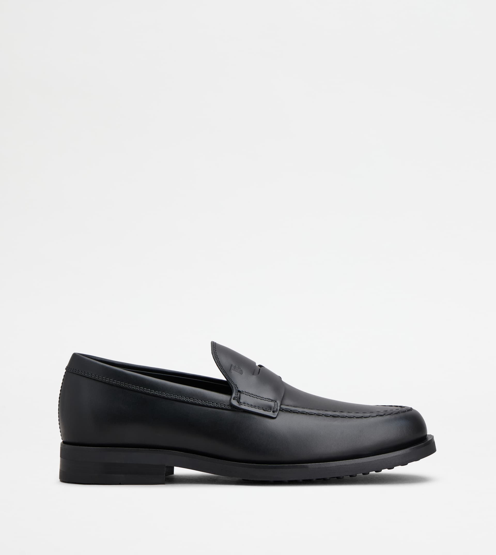 Leather Loafers — Black — XXM0ZF0Q920PLSB999