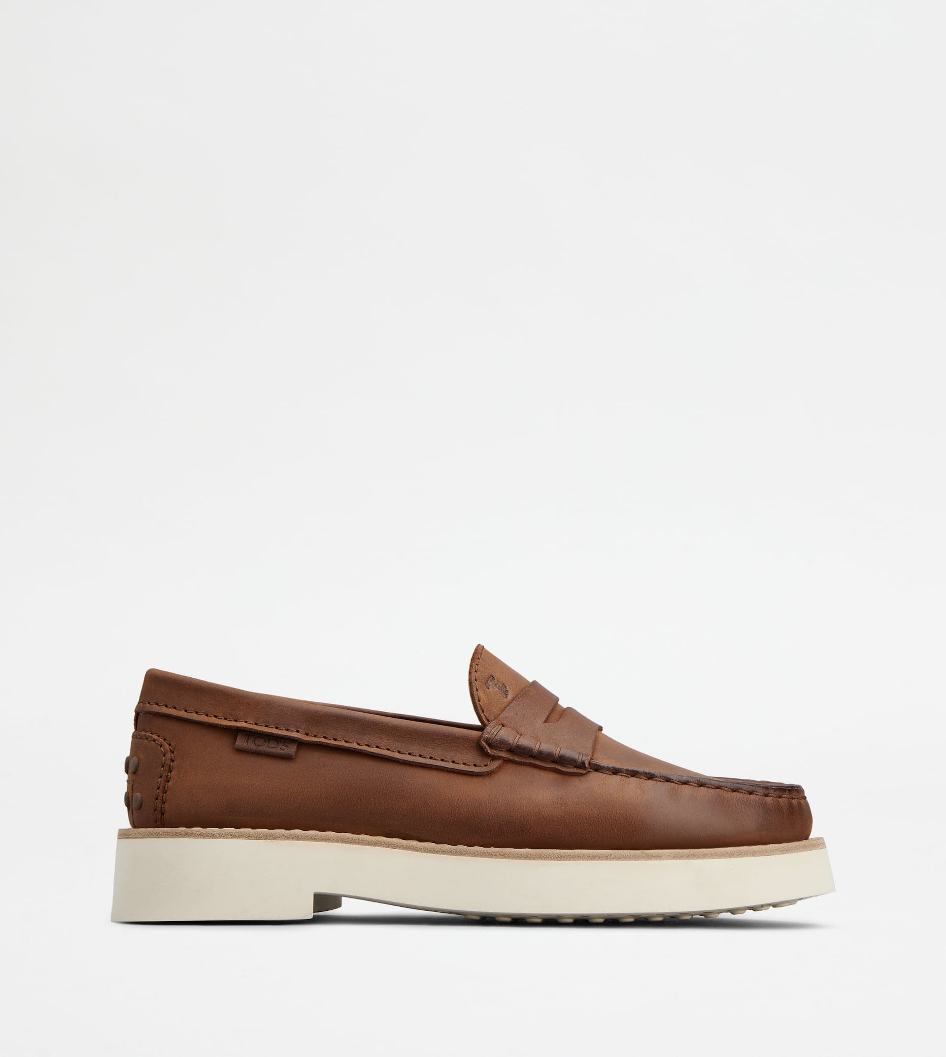 Loafers in Nubuck — Brown — XXM54K00640RVJC817