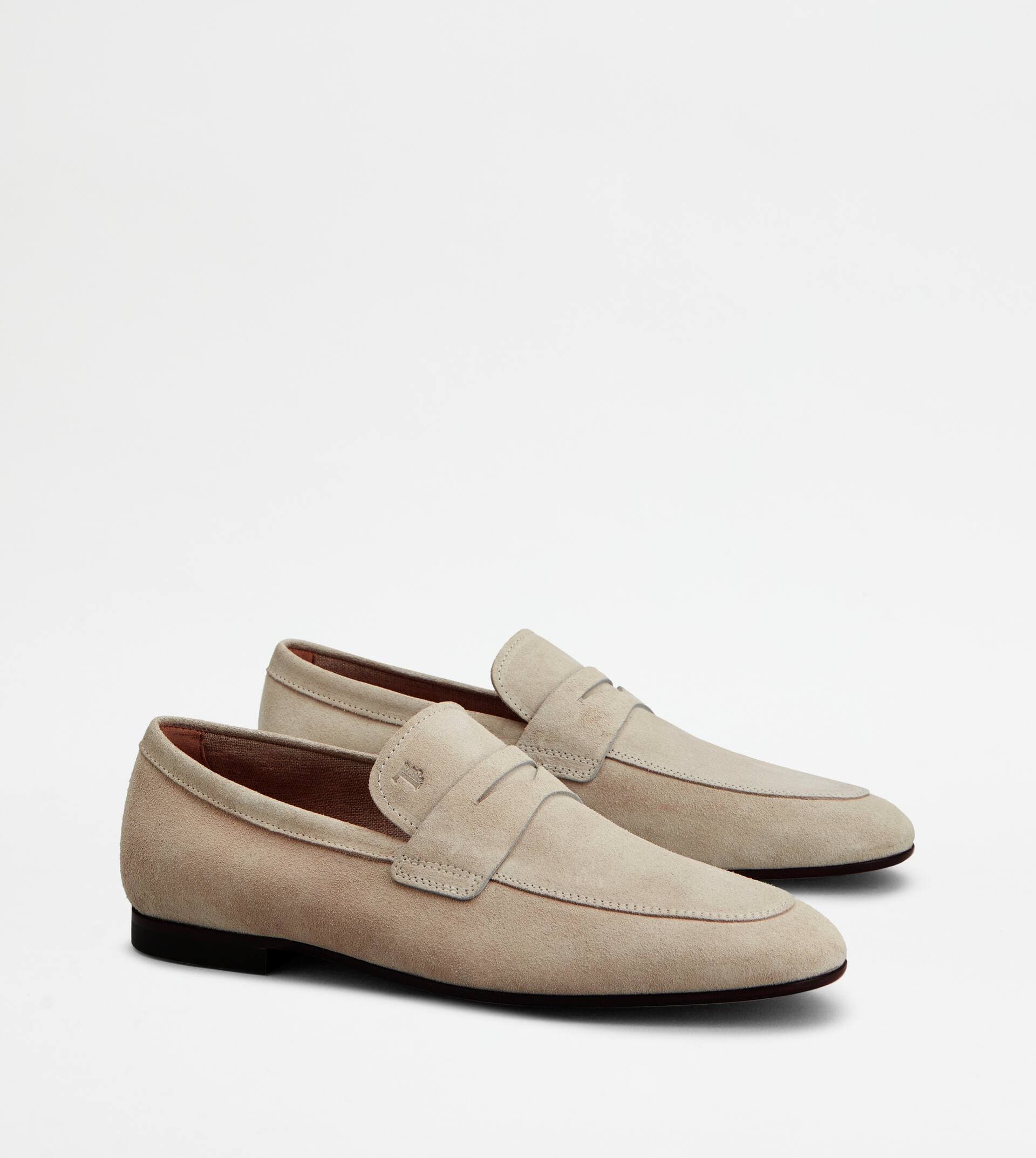 Loafers in Suede — Beige — XXM38K0GG10RE0C006