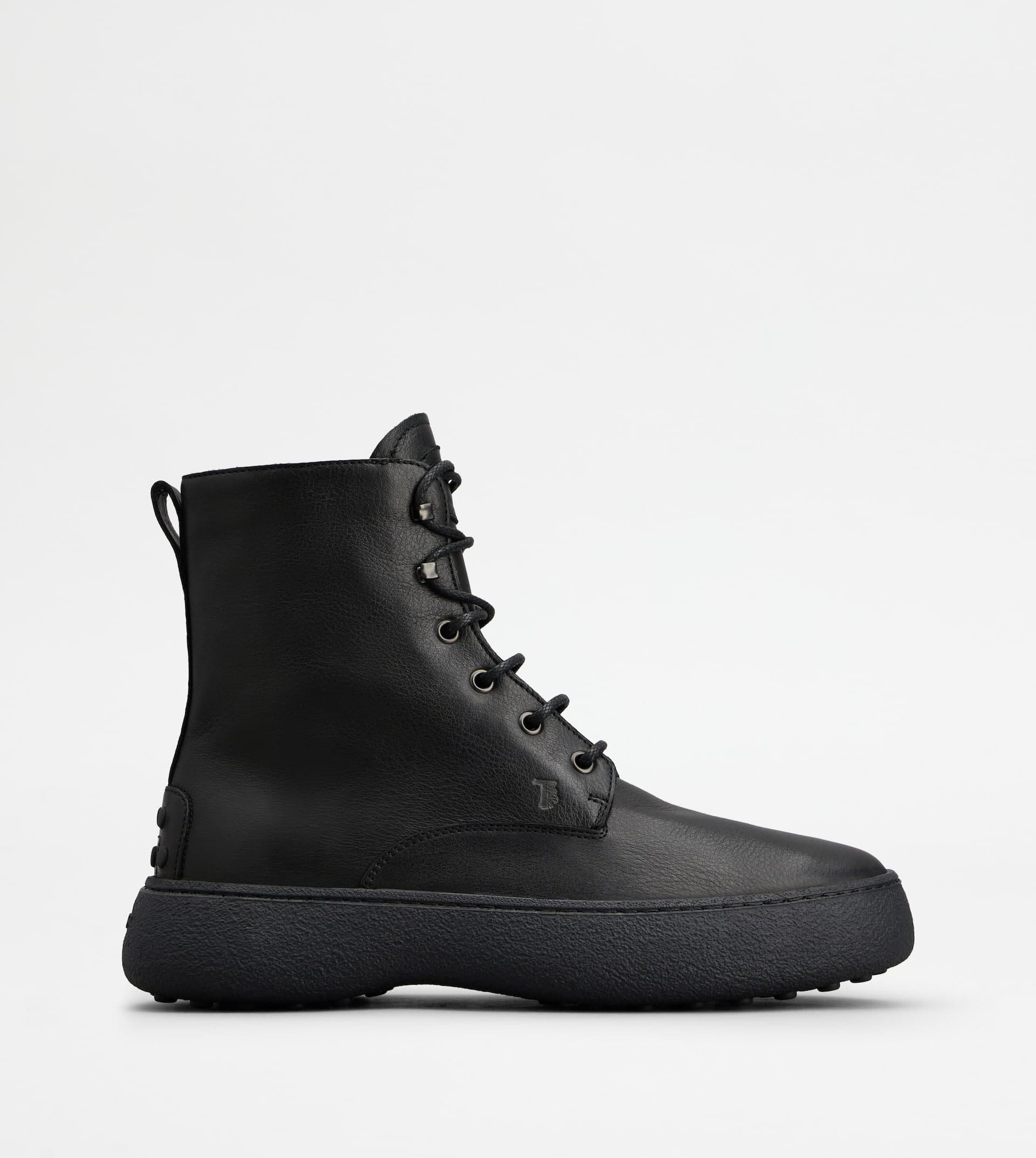 W. G. Heritage Lace-up Ankle Boots in Leather — Black — XXM09J0GK50W8PB999