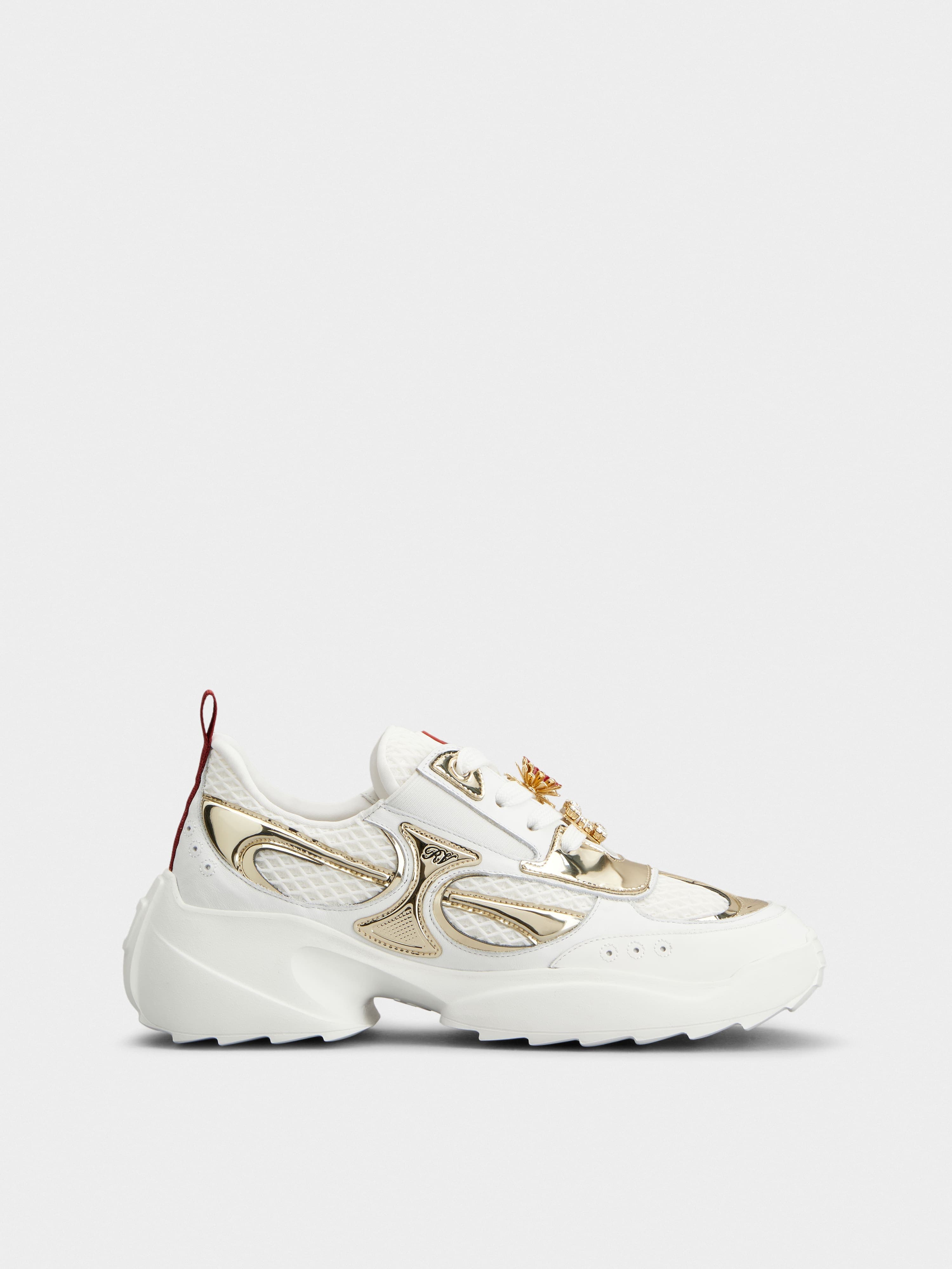 Viv' on the Run Sneakers in leather and fabric — RVW75642230UB90ONV