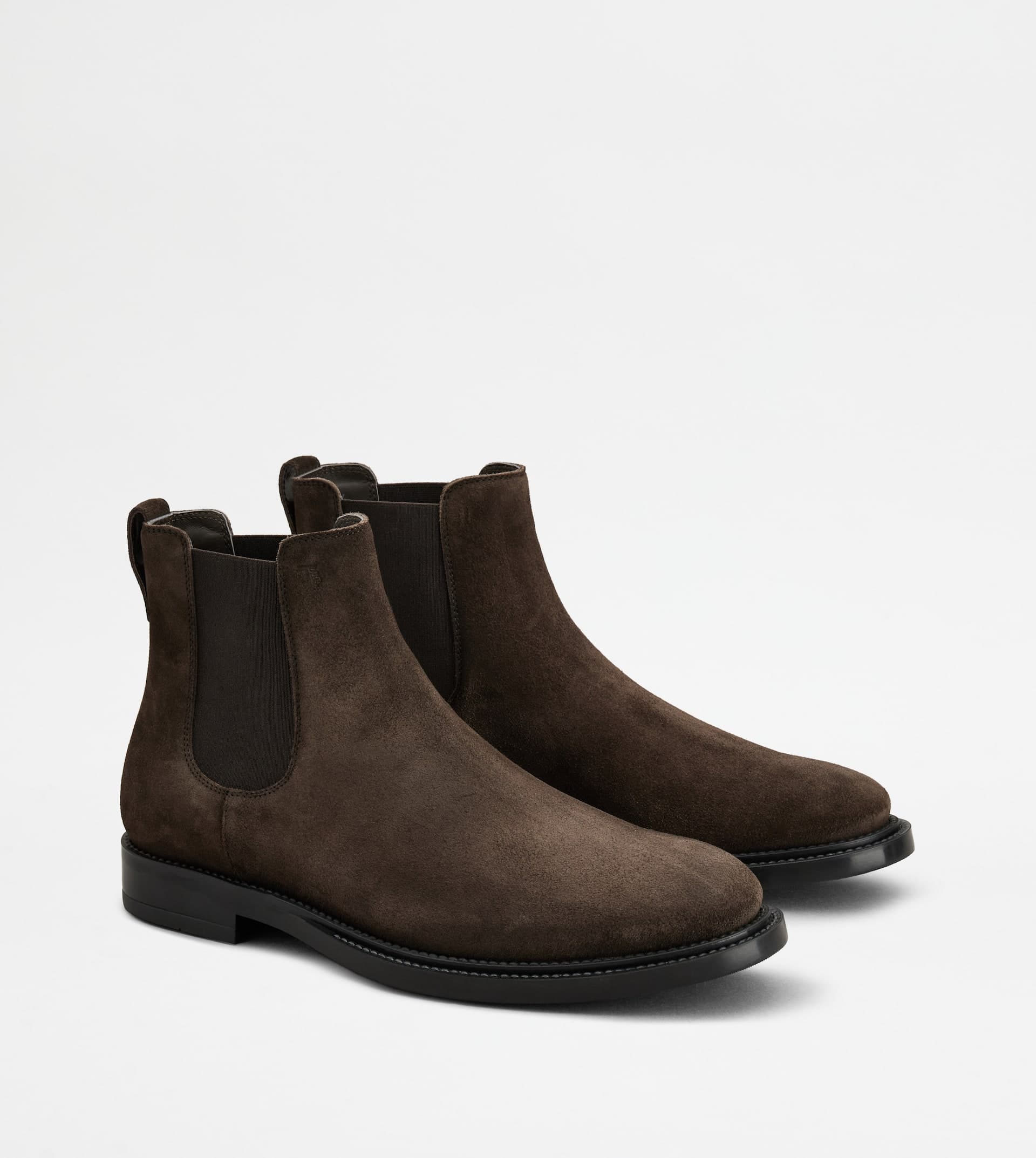 Ankle Boots in Suede — Brown — XXM62C00P20RE0S800