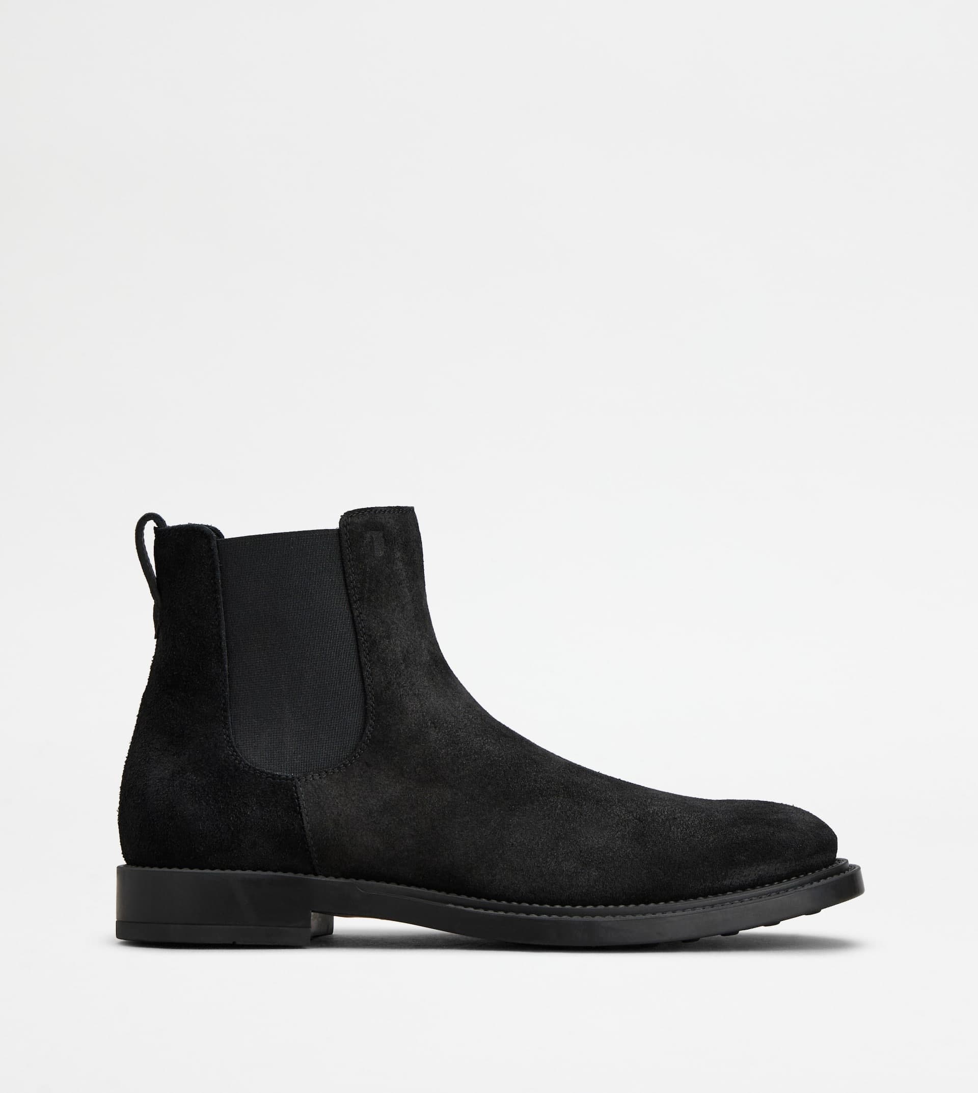 Ankle Boots in Suede — Black — XXM62C00P20RE0B999