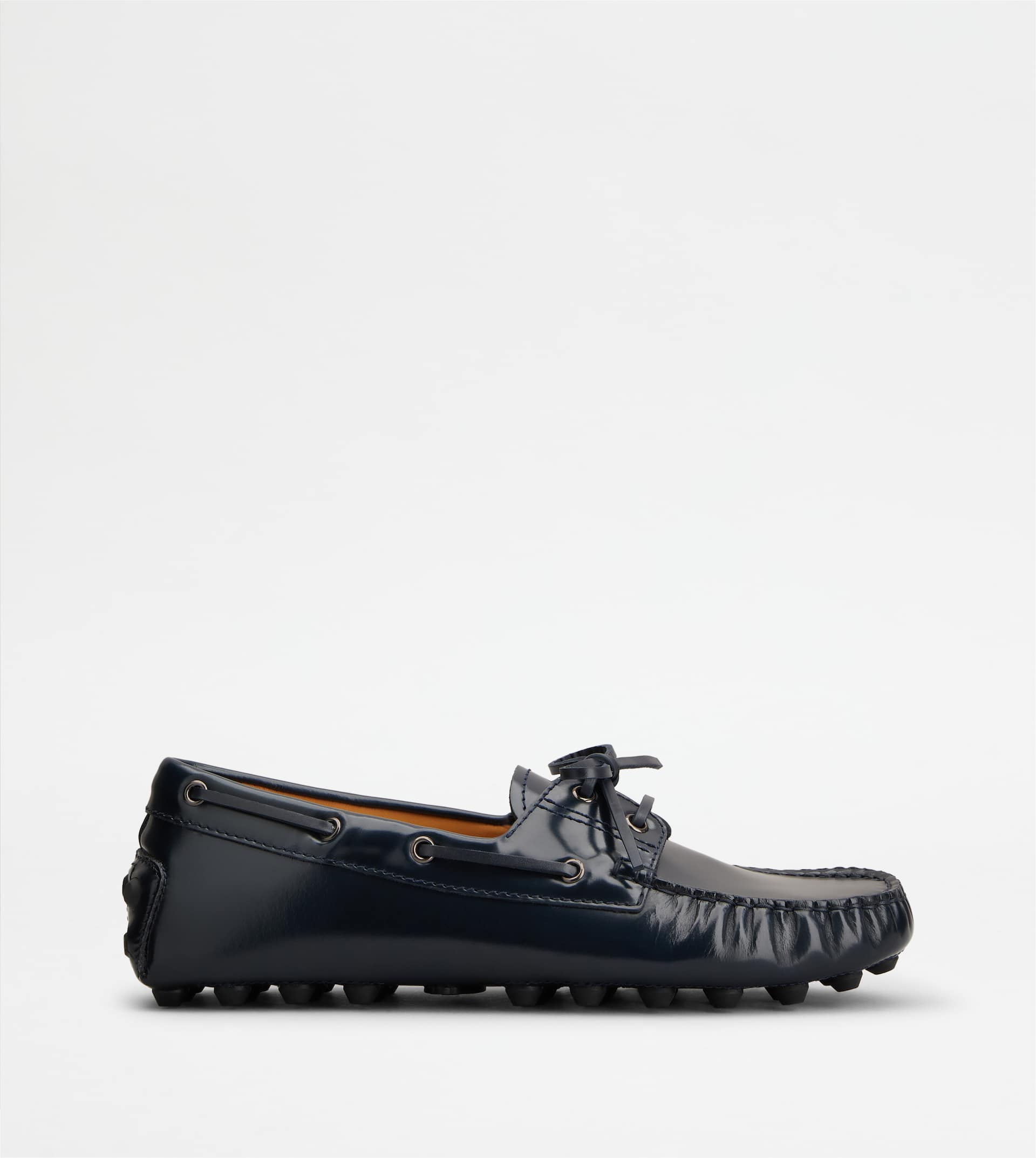 Boat Gommino Bubble in Leather — Blue — XXM52K05300UB7U824