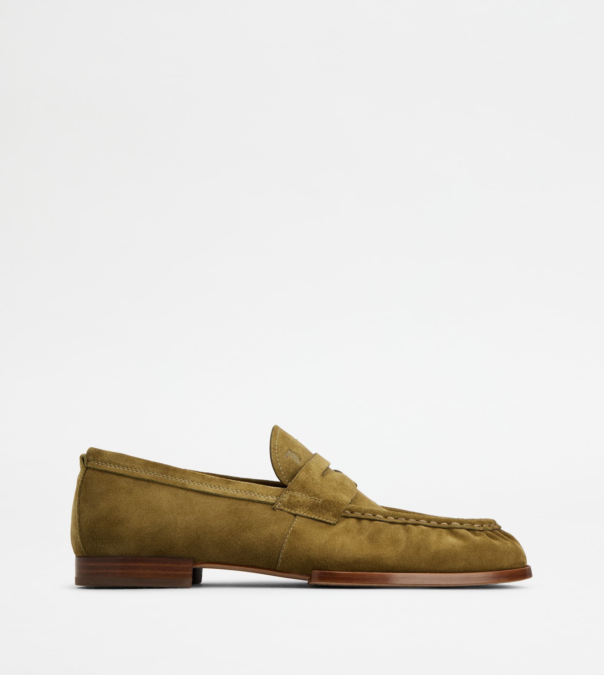 Loafers in Suede — Green — XXM01G0EC60M8WV604
