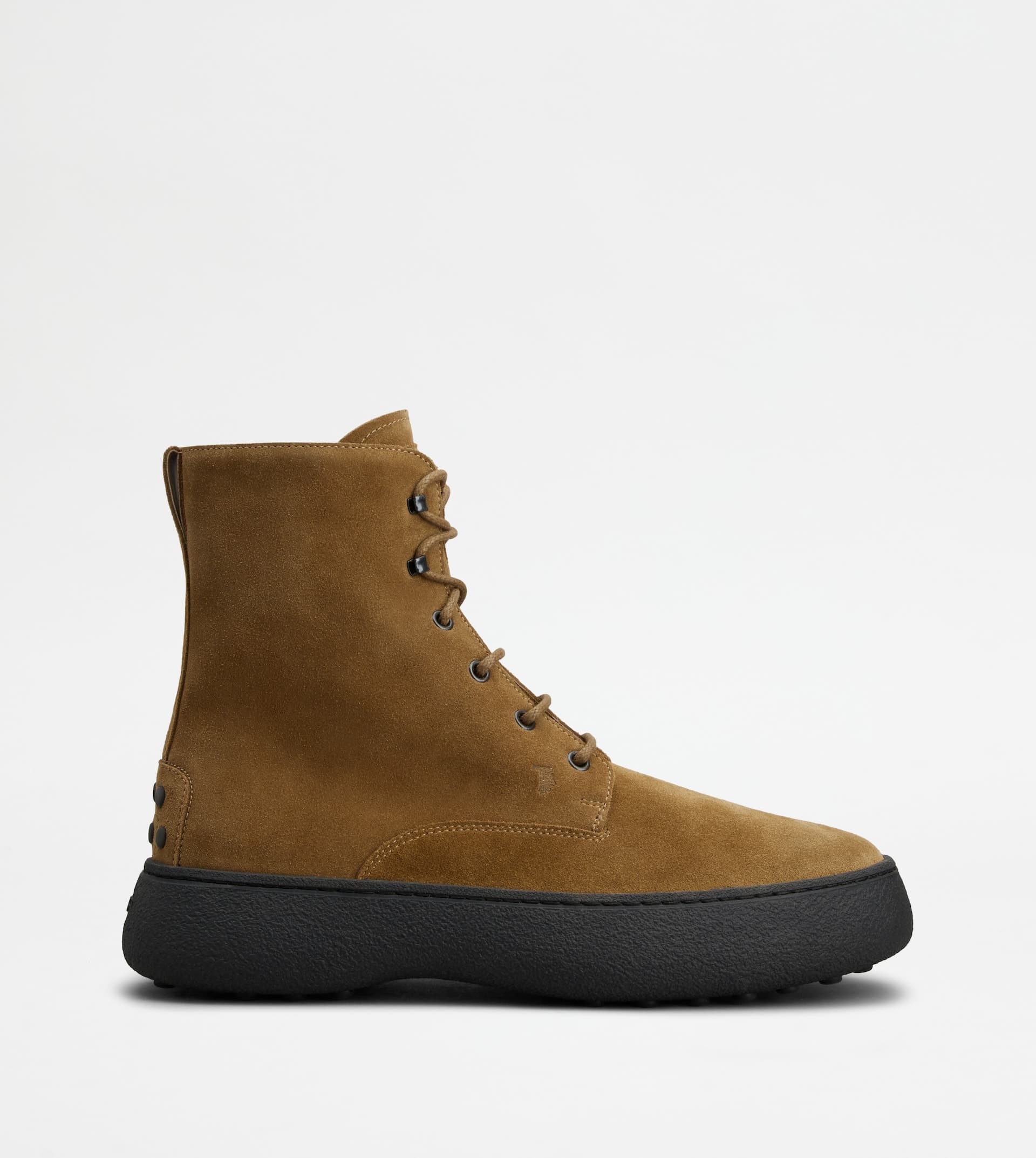 W. G. Lace-up Ankle Boots in Suede — Brown — XXM09J0GK50RE0S415