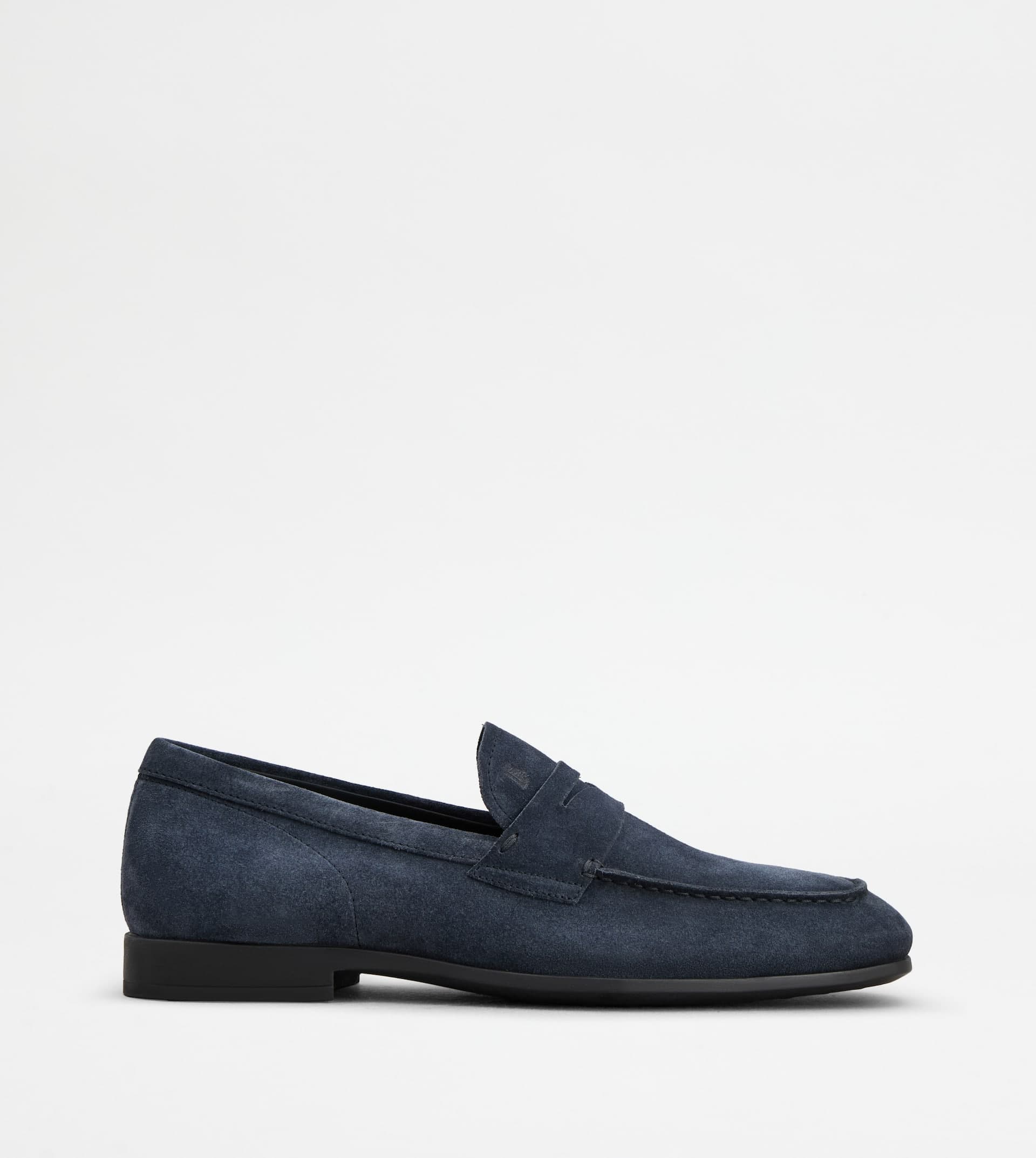 Loafers in Suede — Blue — XXM51B00010RE0U805