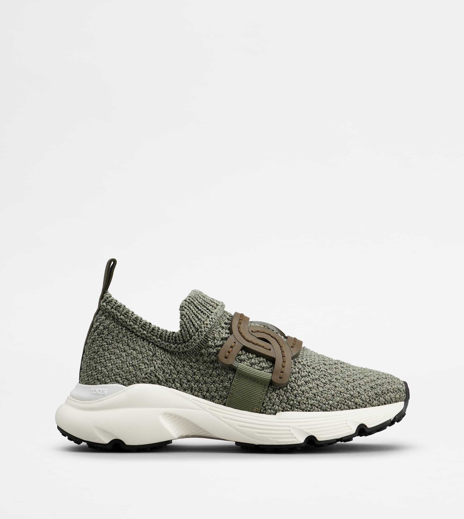 Slip-On Sneakers in Fabric — Green — XXW54C0EM62RFIFFW1