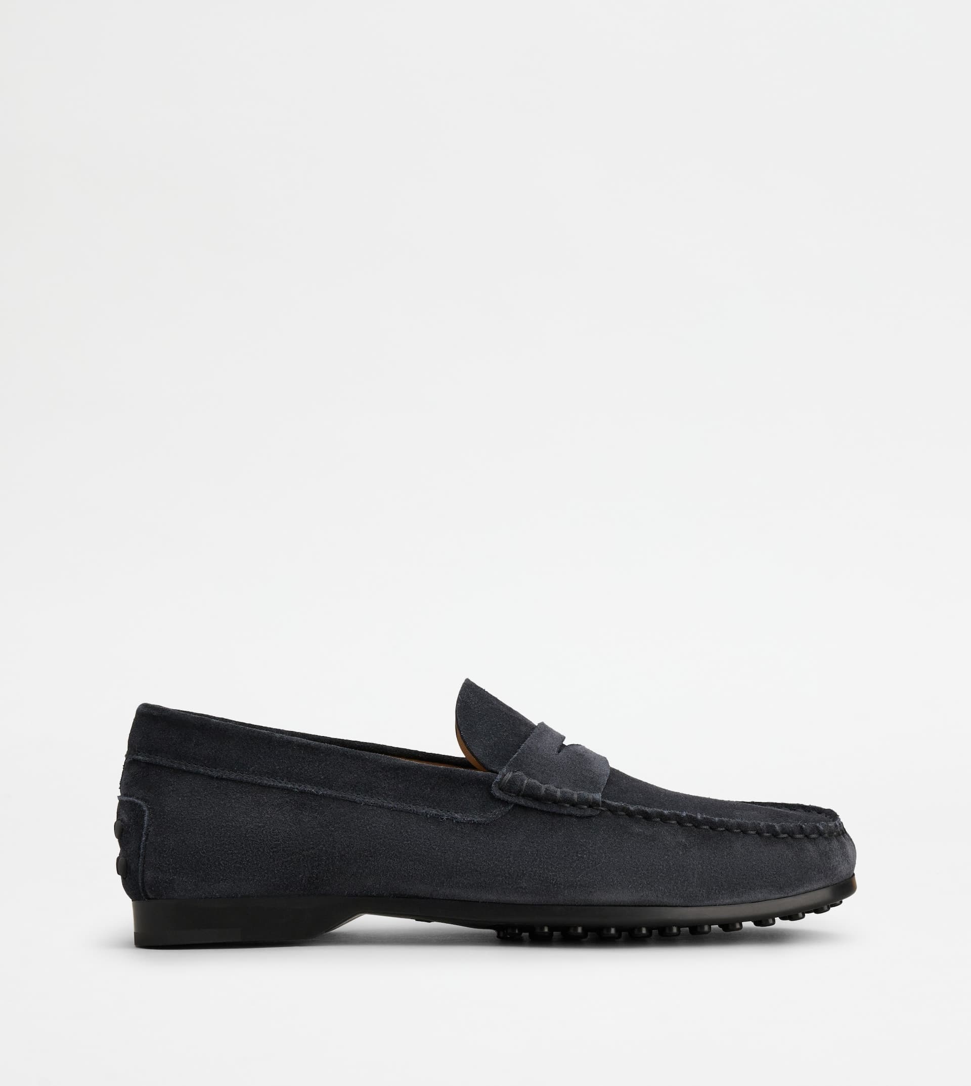 Loafers in Leather — Blue — XXM31L00640M8WU801