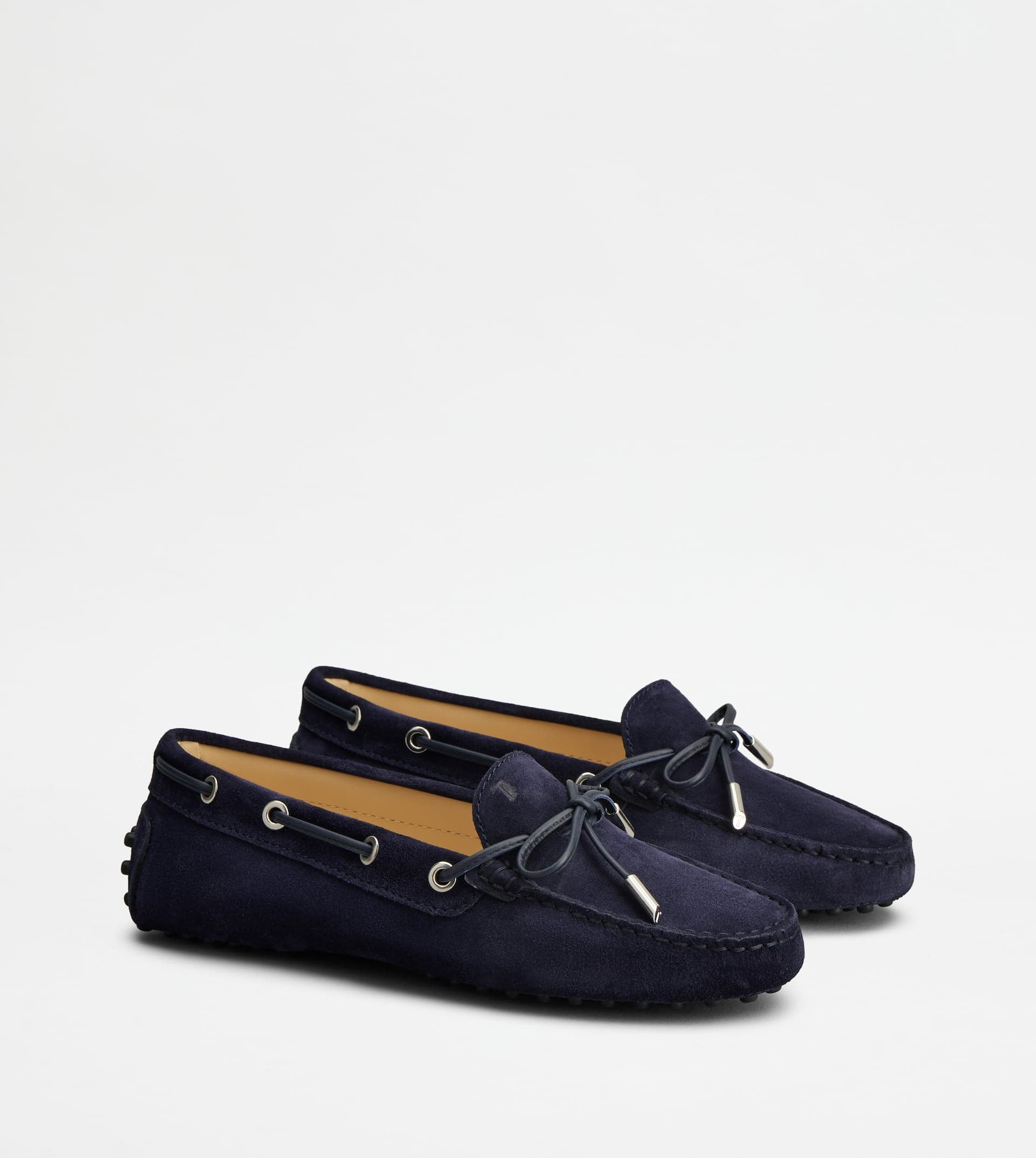 Gommino Driving Shoes in Suede — Blue — XXW0FW05030CKO0HZ0