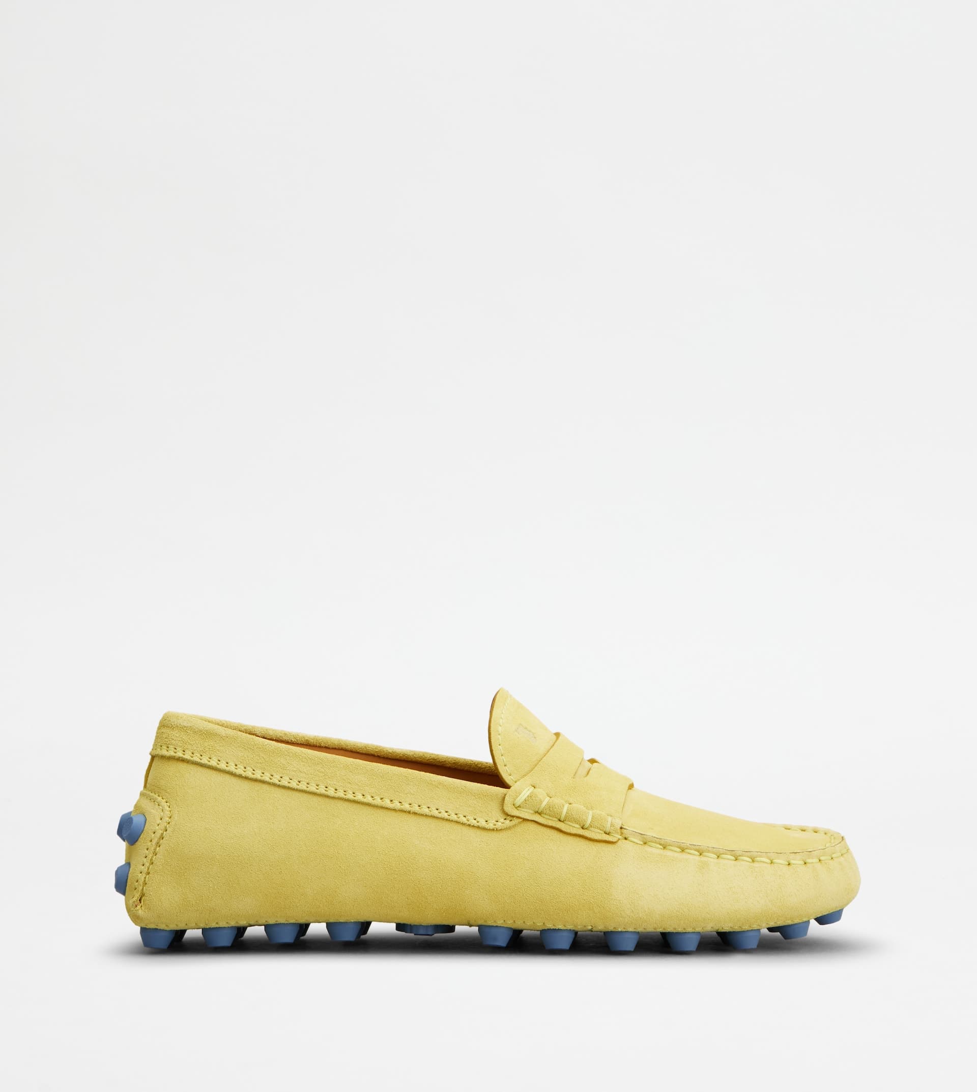 Gommino Bubble in Suede — Yellow — XXW52K00010RE0G208