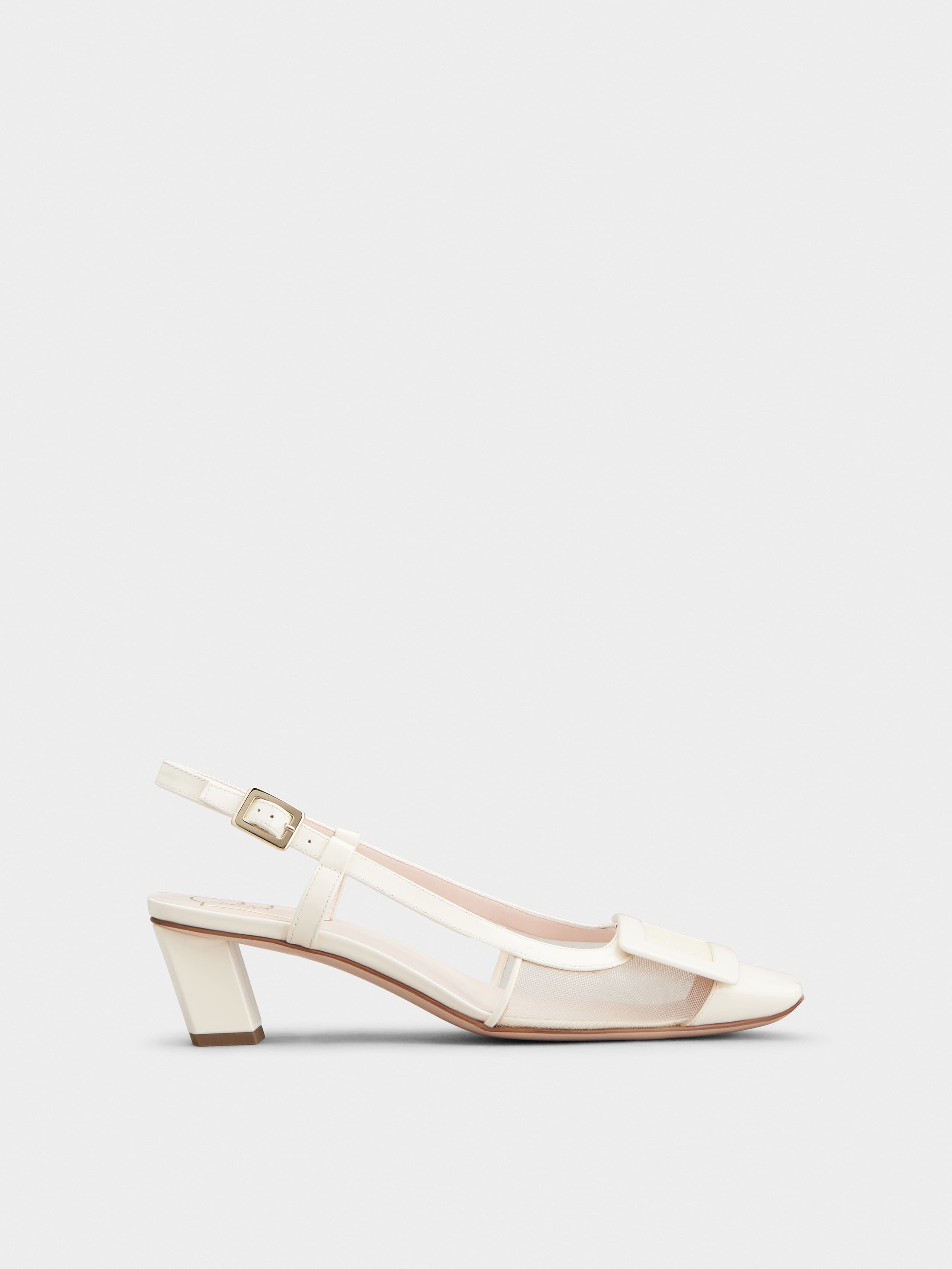 Belle Vivier Slingback Pumps in mesh fabric — RVW00641670J9U0YHC