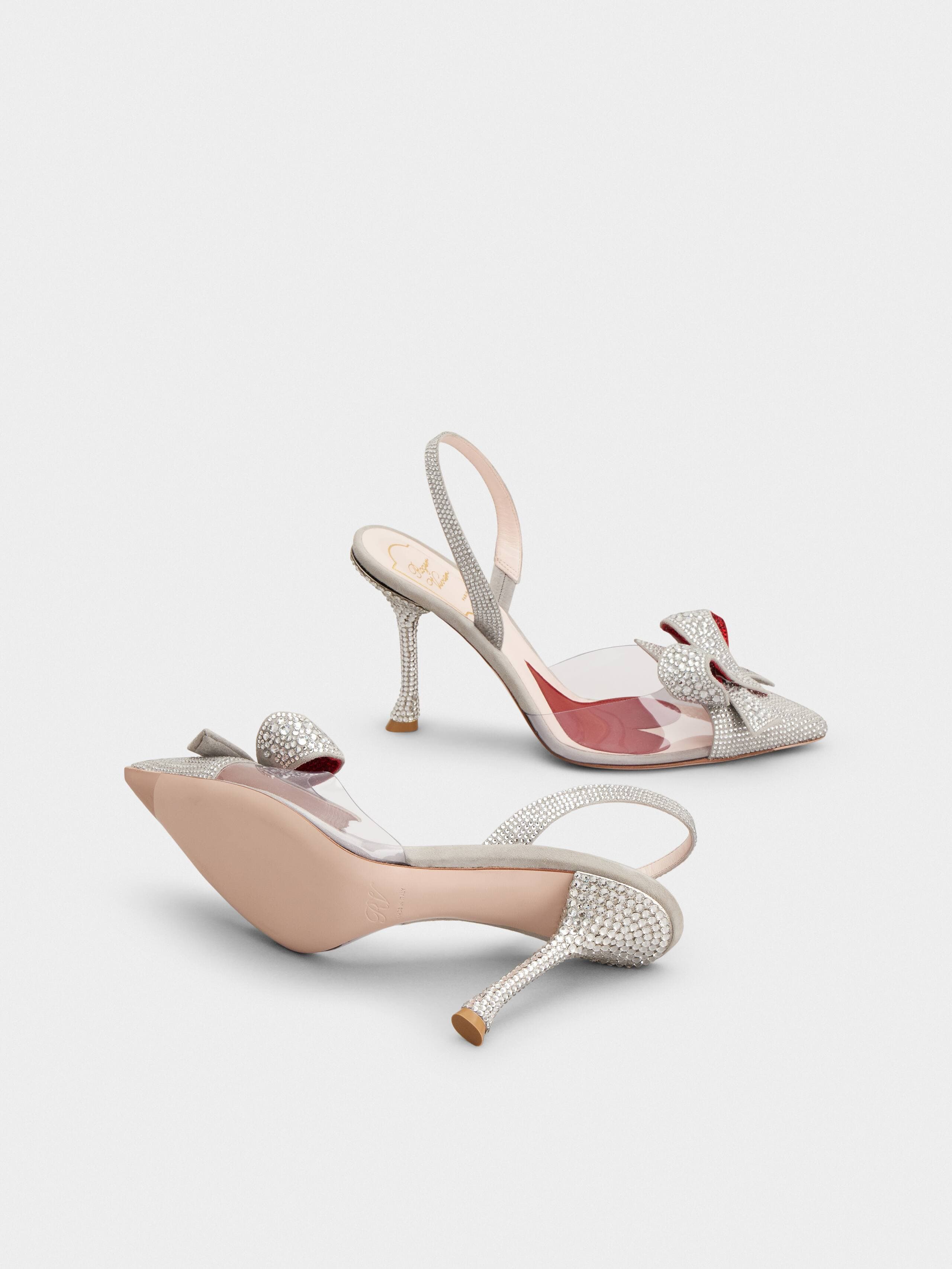 I Love Vivier Bow Strass Pumps in PVC — RVW538334006Q251A2