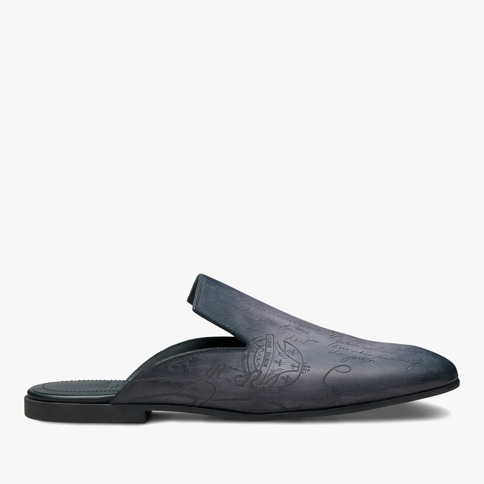 Cyrus Scritto Leather Slipper — S3786-V2