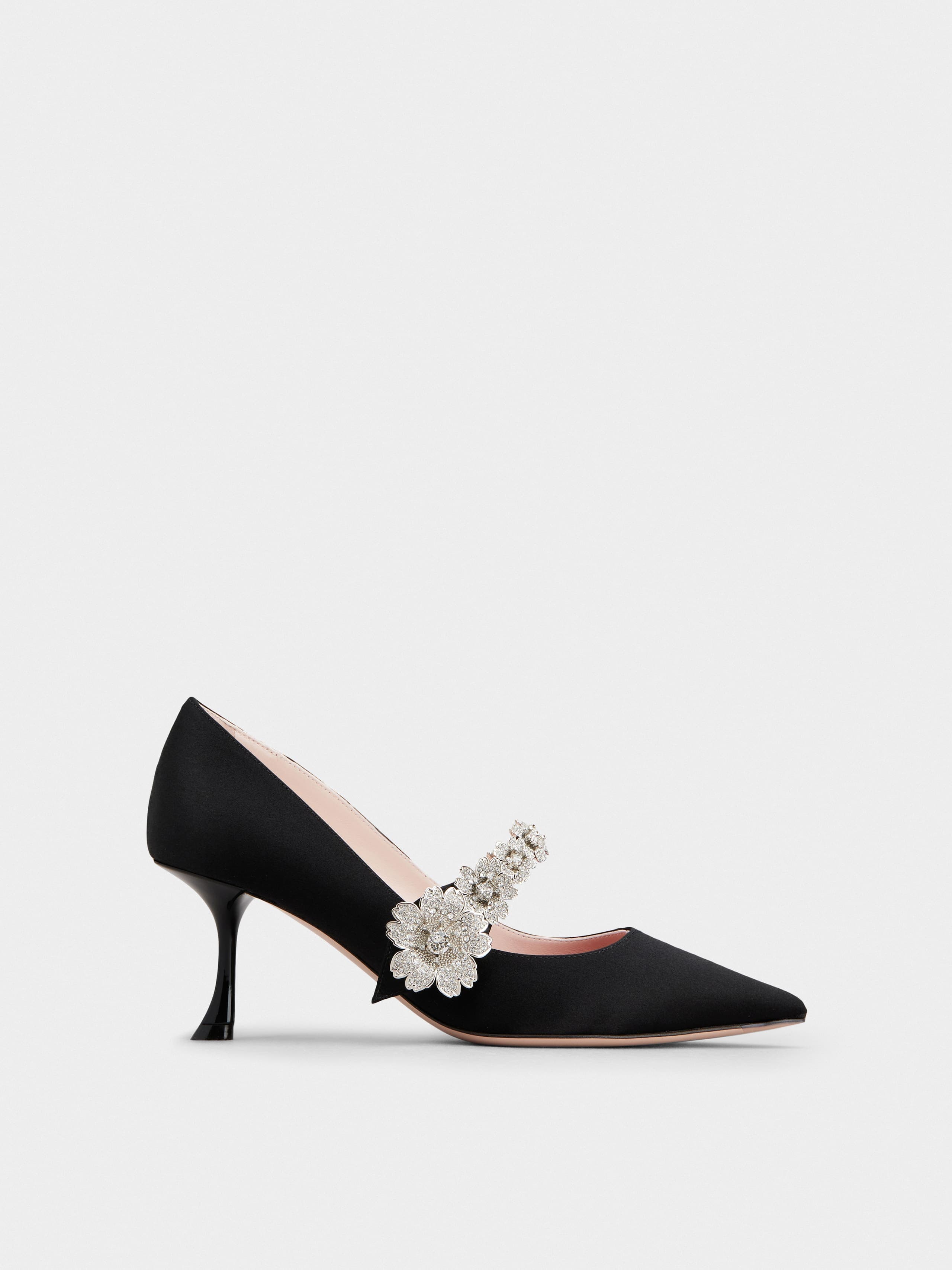 Efflorescence Mary Jane Pumps in satin — RVW61836220RS0B999