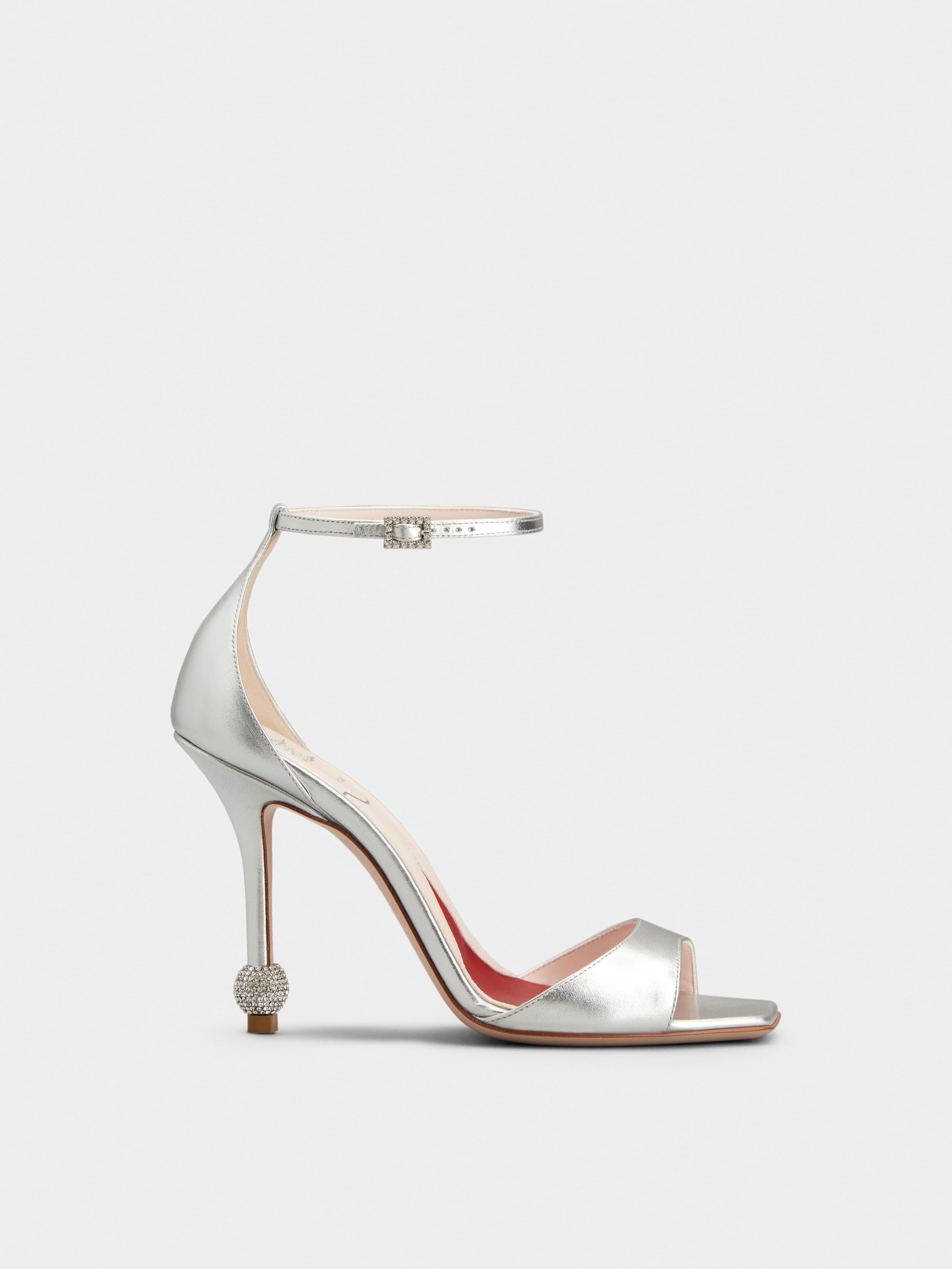 Jewel Heel Sandals in leather — RVW56827490KACB200