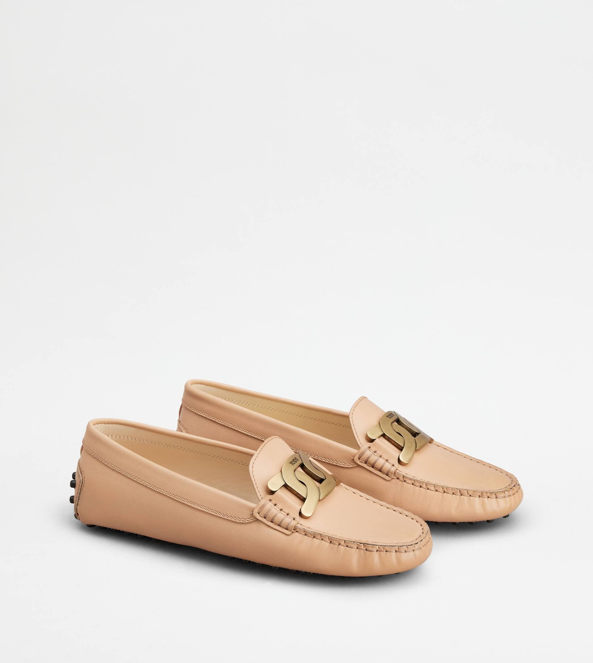 Kate Gommino Driving Shoes in Leather — Pink — XXW00G0DE50D90C607