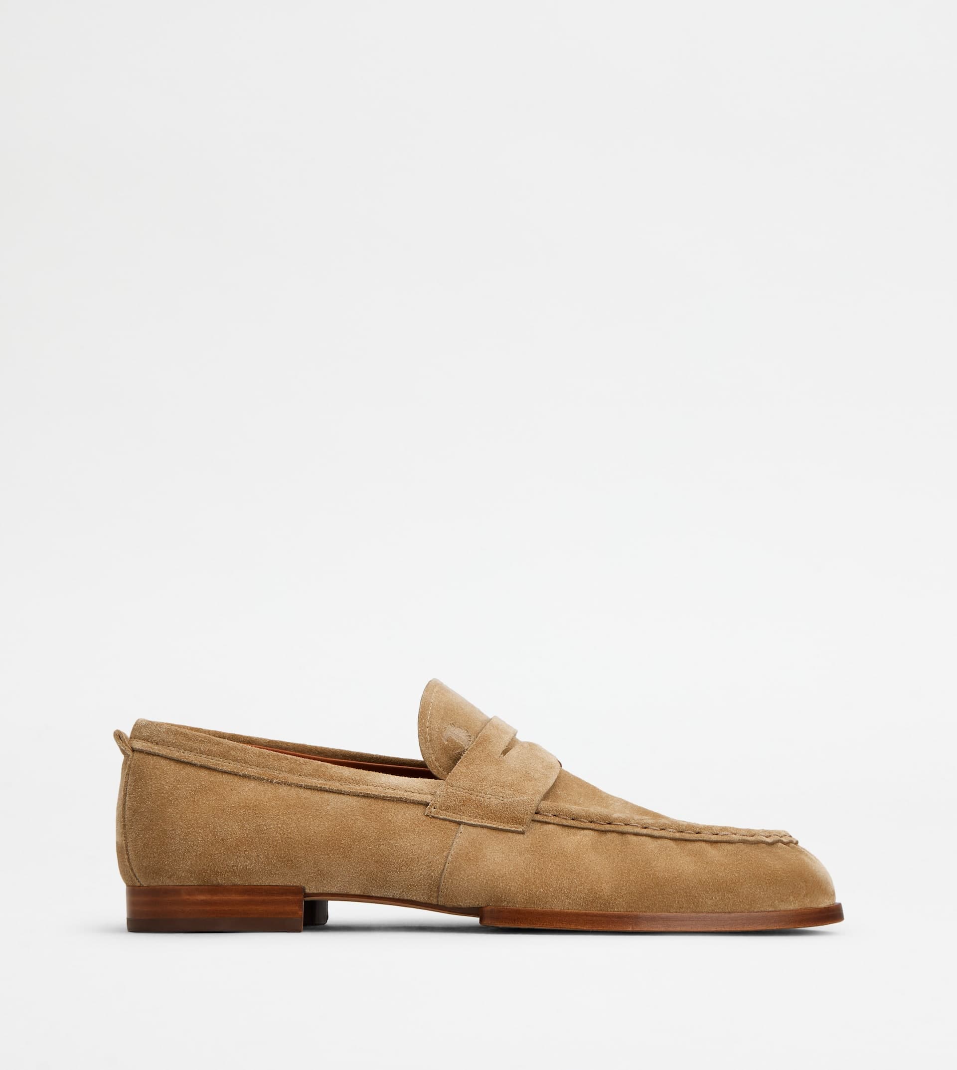 Loafers in Suede — Beige — XXM01G0EC60M8WC402