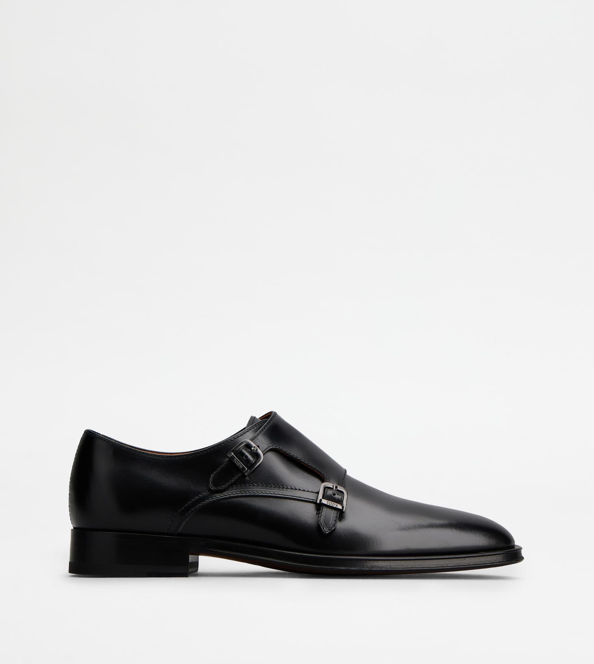 Monkstraps in Leather — Black — XXM80K0EA30MG2B999