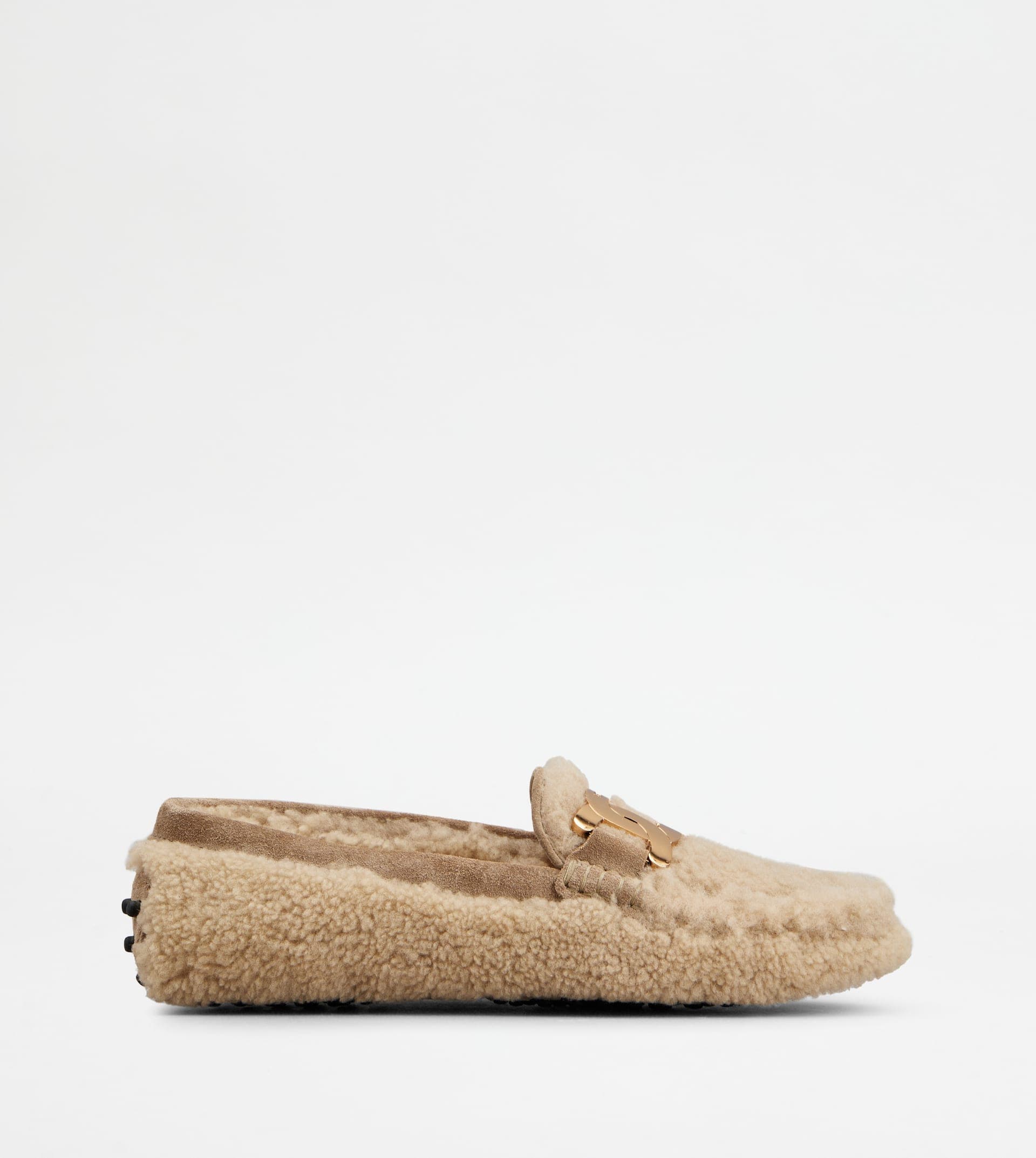 City Gommino Driving Shoes in Sheepskin — Beige — XXW00G0EX70JQNS812