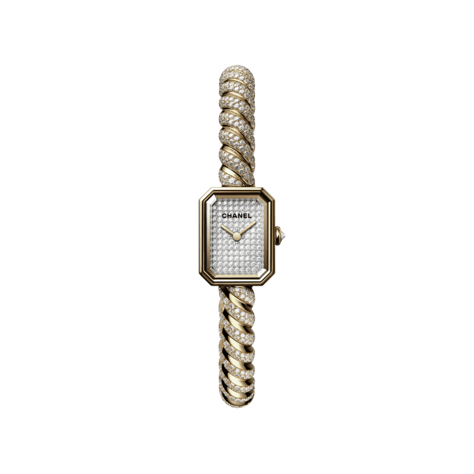 PREMIÈRE GALON DIAMONDS WATCH — Yellow gold — H11050