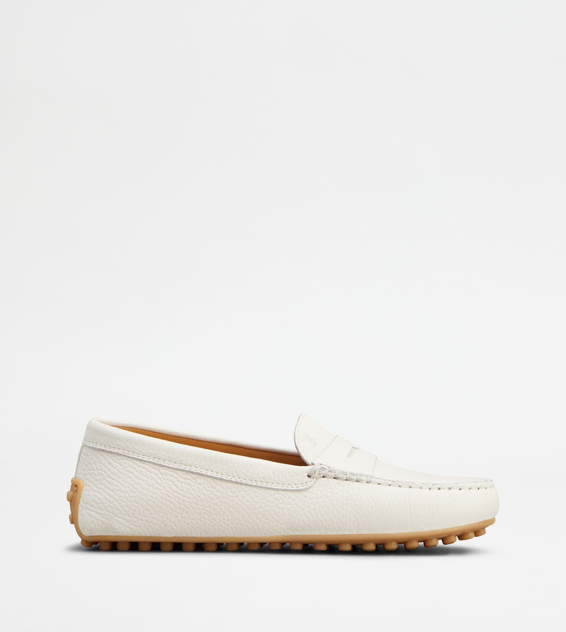 City Gommino Driving Shoes in Leather — Off white — XXW10L00010SZLC016
