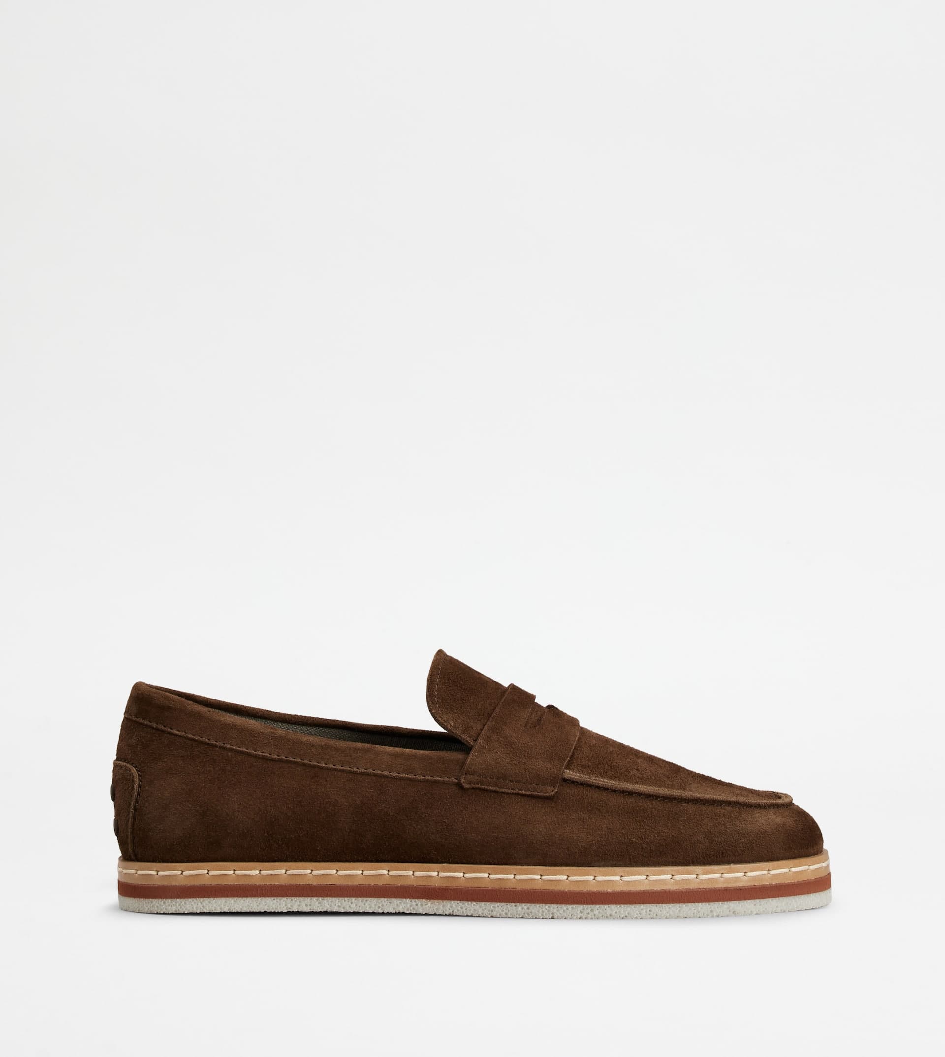 Loafers in Suede — Brown — XXM62K00010OA6S610