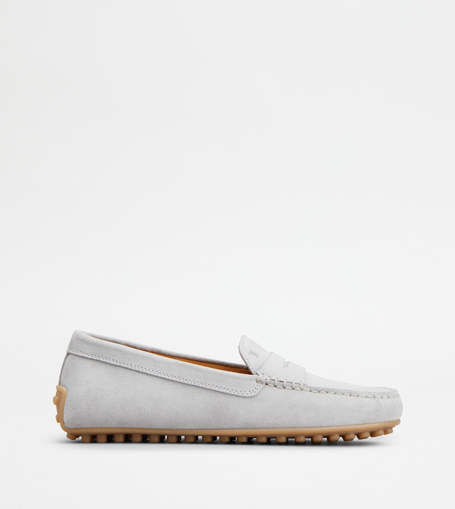 City Gommino Loafers in Suede — Grey — XXW10L00010RE0B215