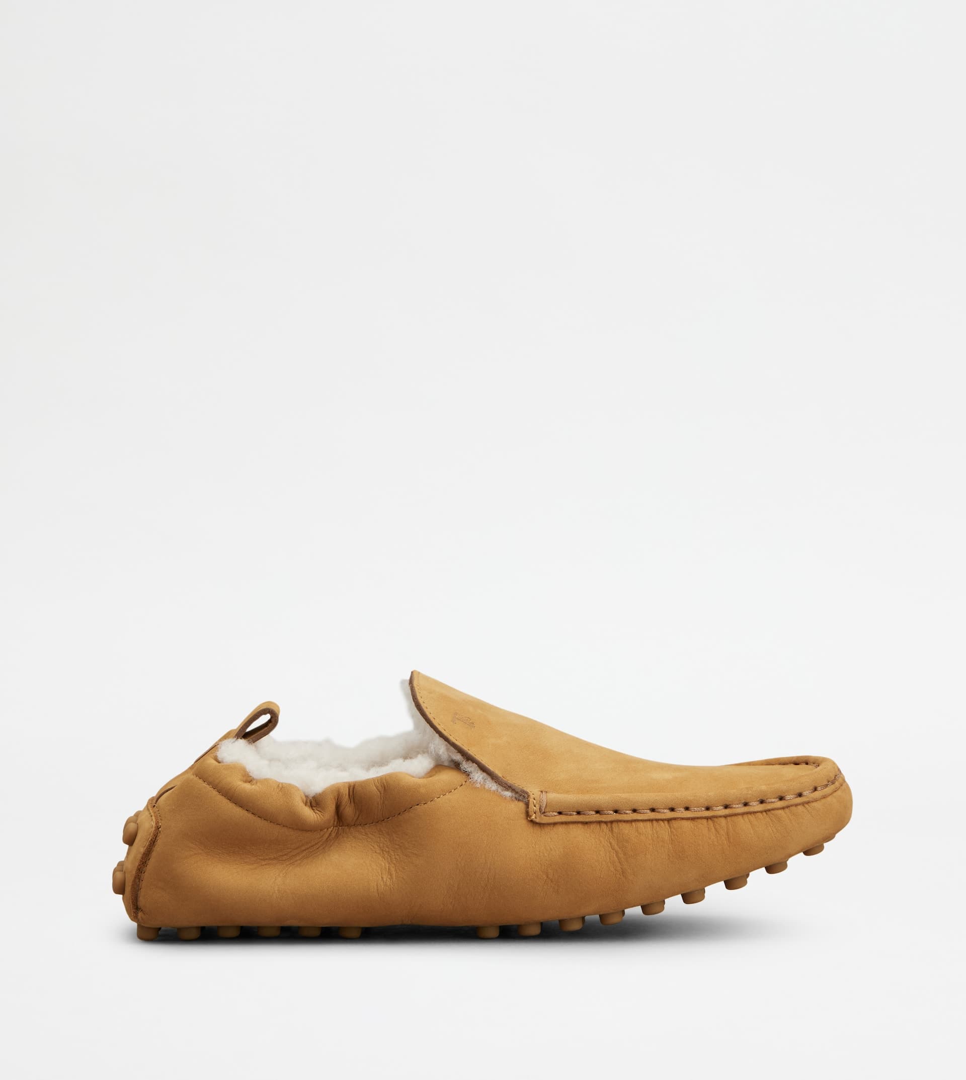 Glove Gommino Loafers in Nubuck — Natural — XXW22L0JR00UFQC811