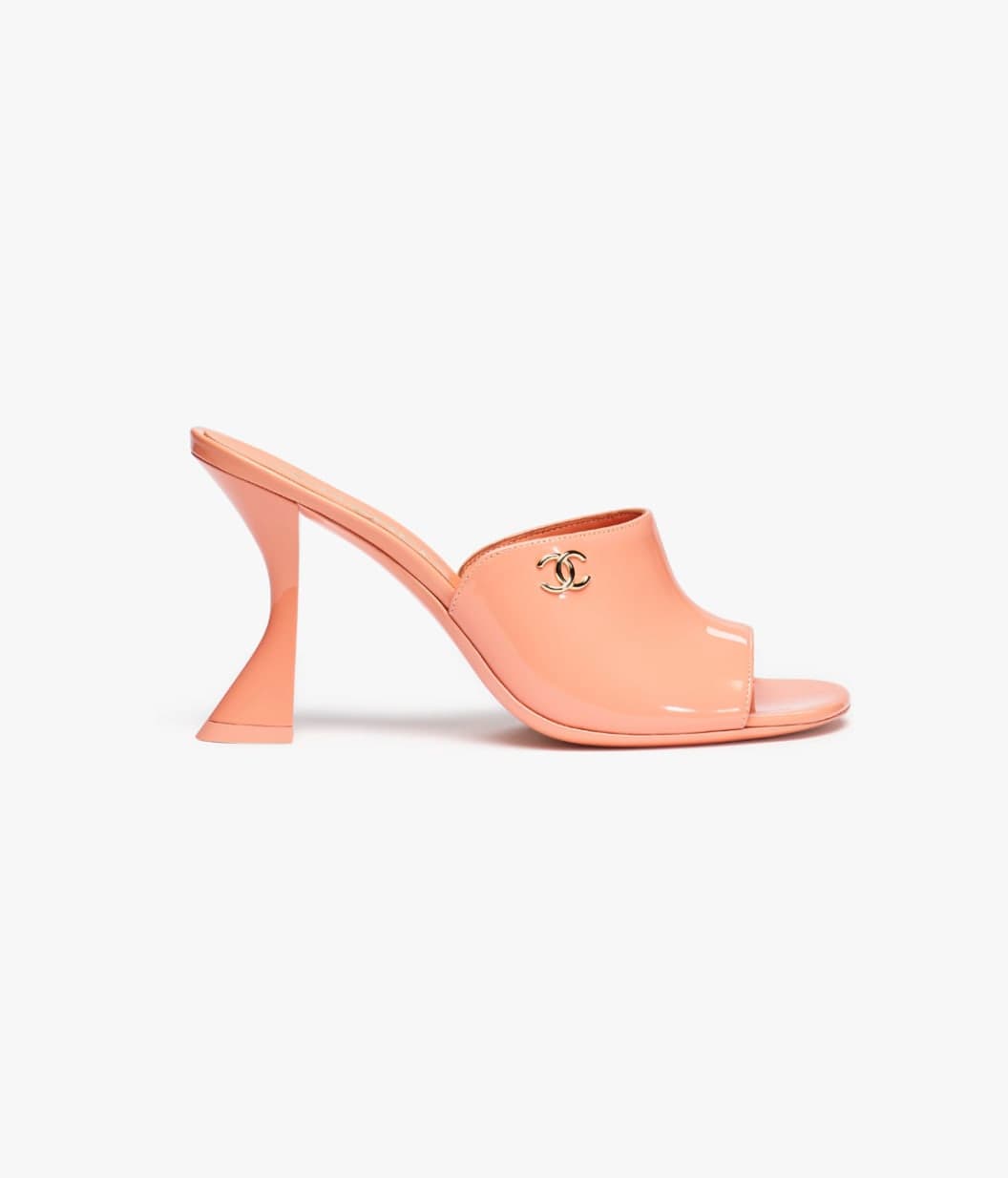 Mules — Patent calfskin, coral — G46904B22878U5741