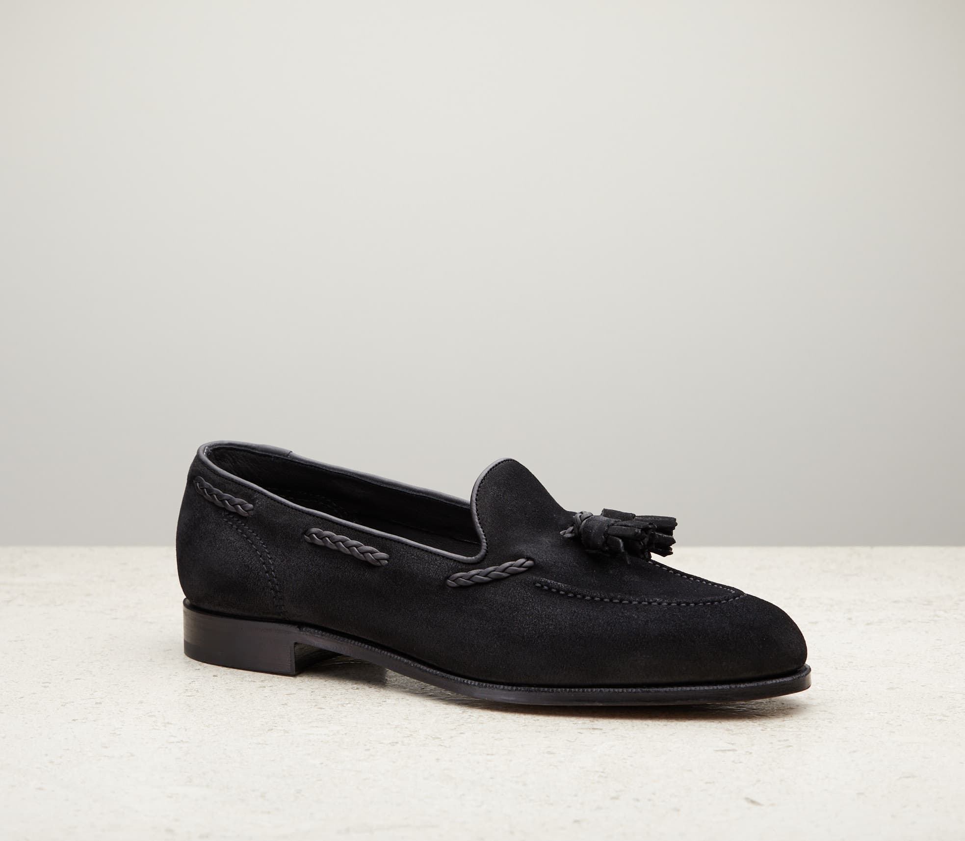 Belgravia Unlined — 184 Last, black suede — Belgravia_UL_184_Black-Suede