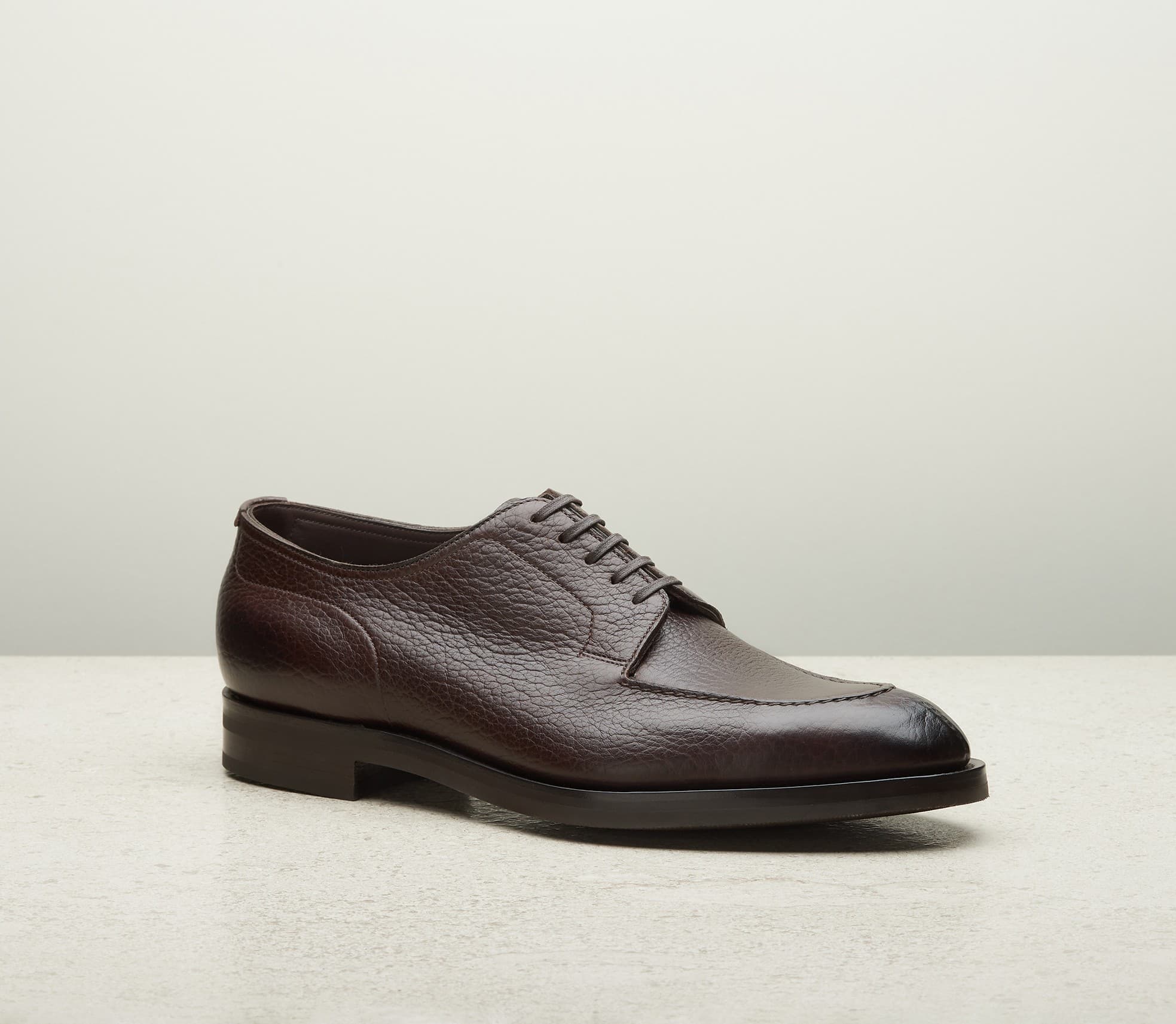 Dover Unlined — dark brown london grain, 202 last — Dover_UL_202_brown-london-grain