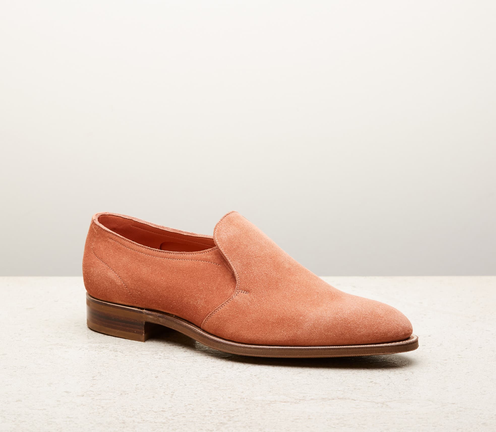 Ewhurst — salmon suede, 82 last — Ewhurst_082_Salmon-Suede