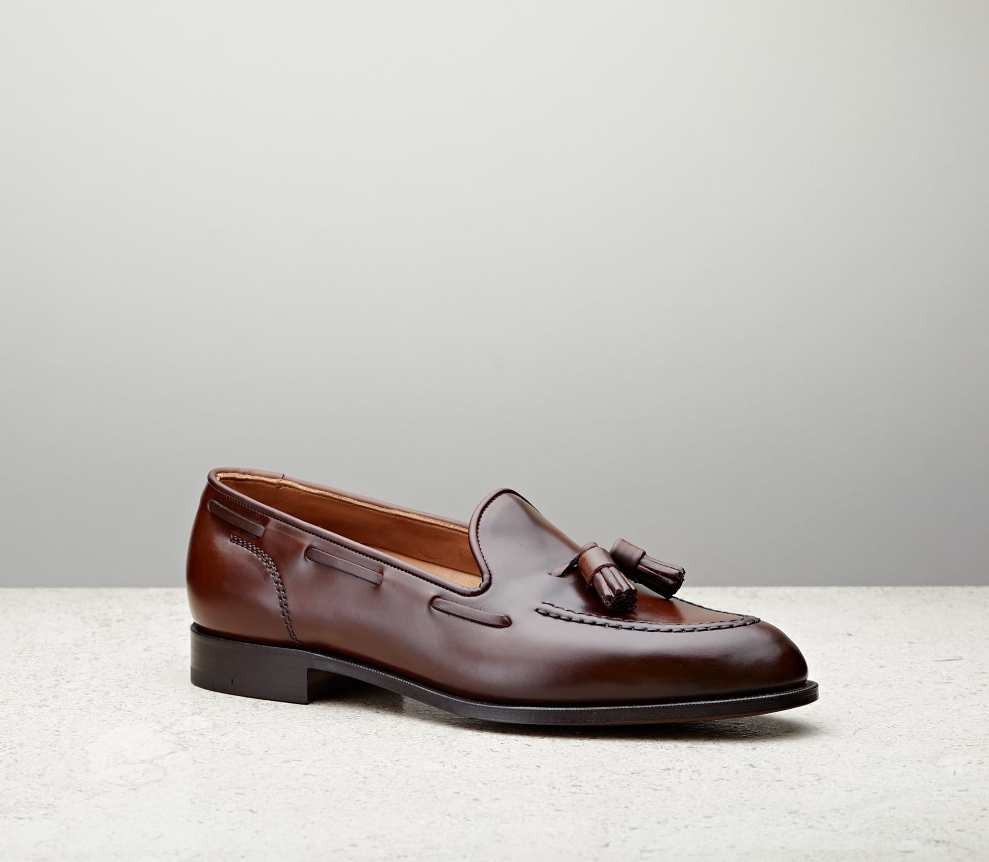 Greenwich Unlined — cognac cordovan, 184 last — Greenwich_UL_184_Cognac-Cordovan