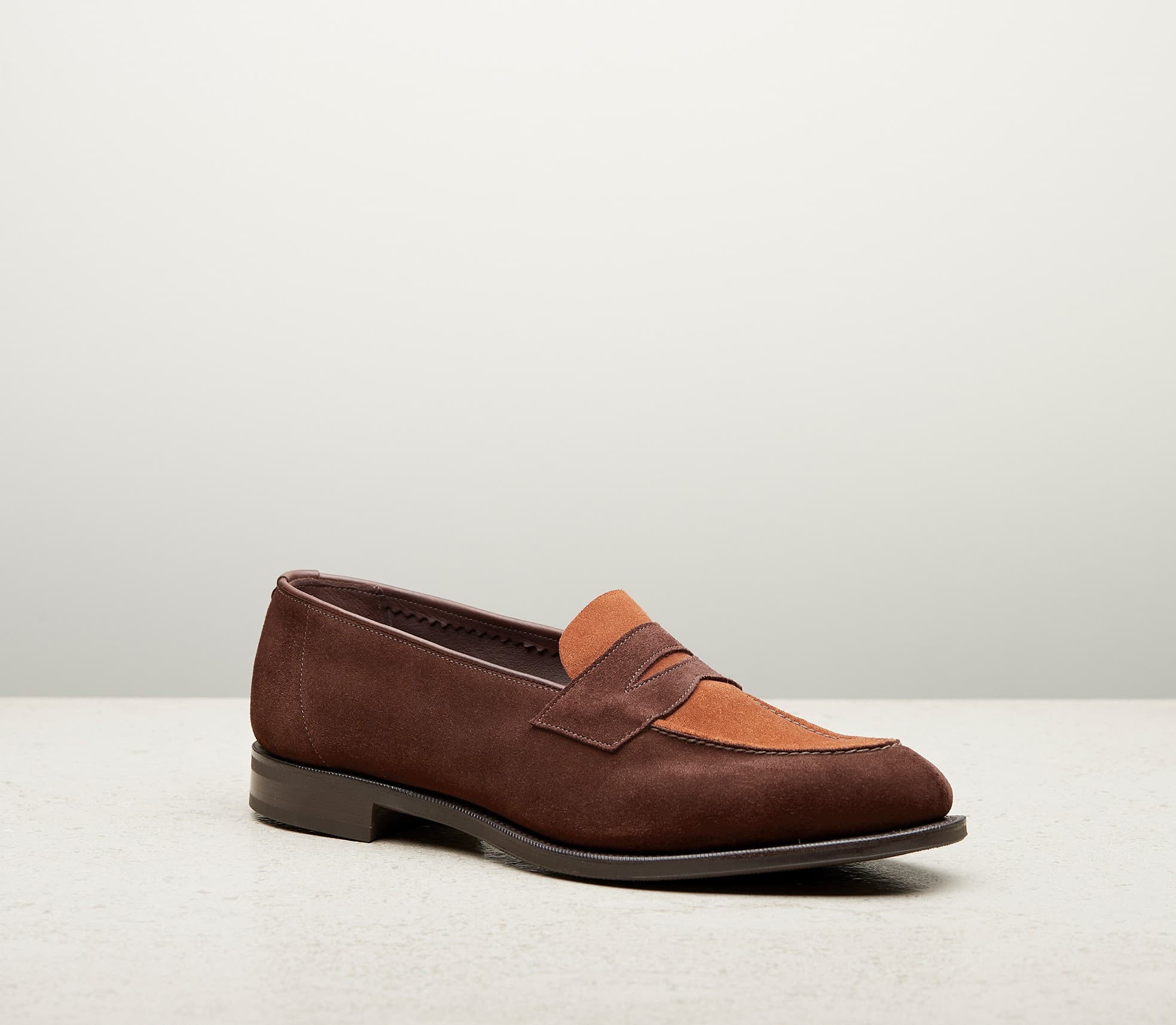 Harrow — mink suede & snuff suede, 61 last — Harrow-061-Mink-Snuff