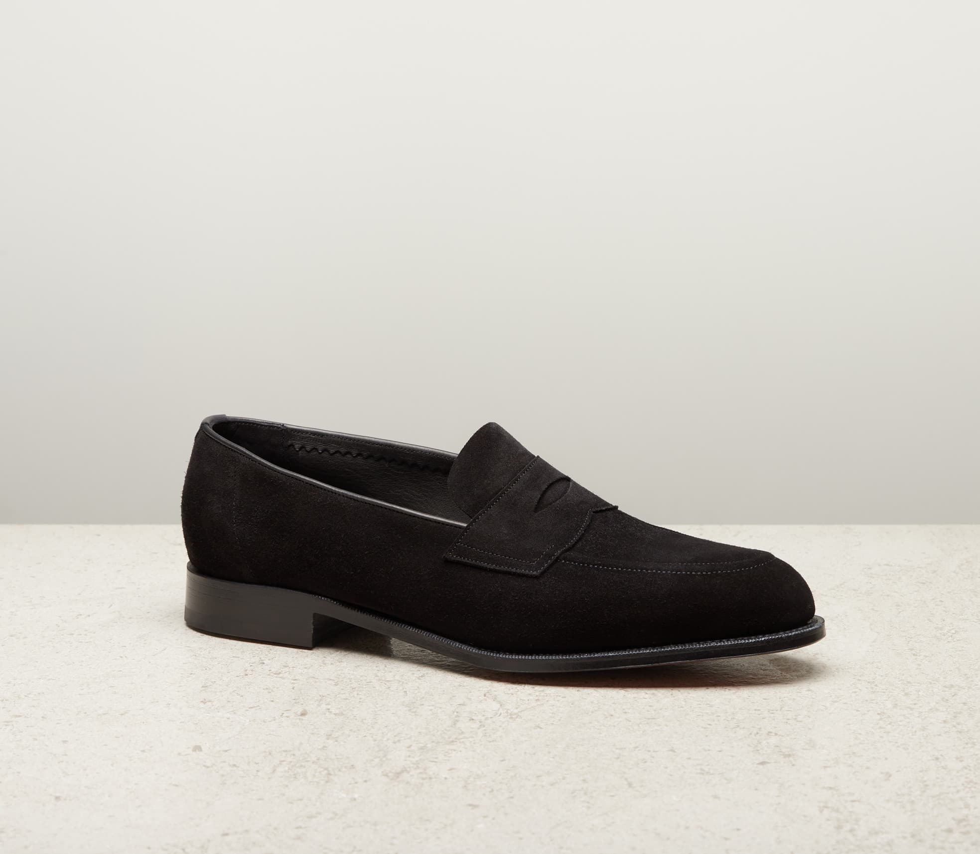 Piccadilly Unlined — black suede, 184 last — Piccadilly_UL_184_Black-Suede