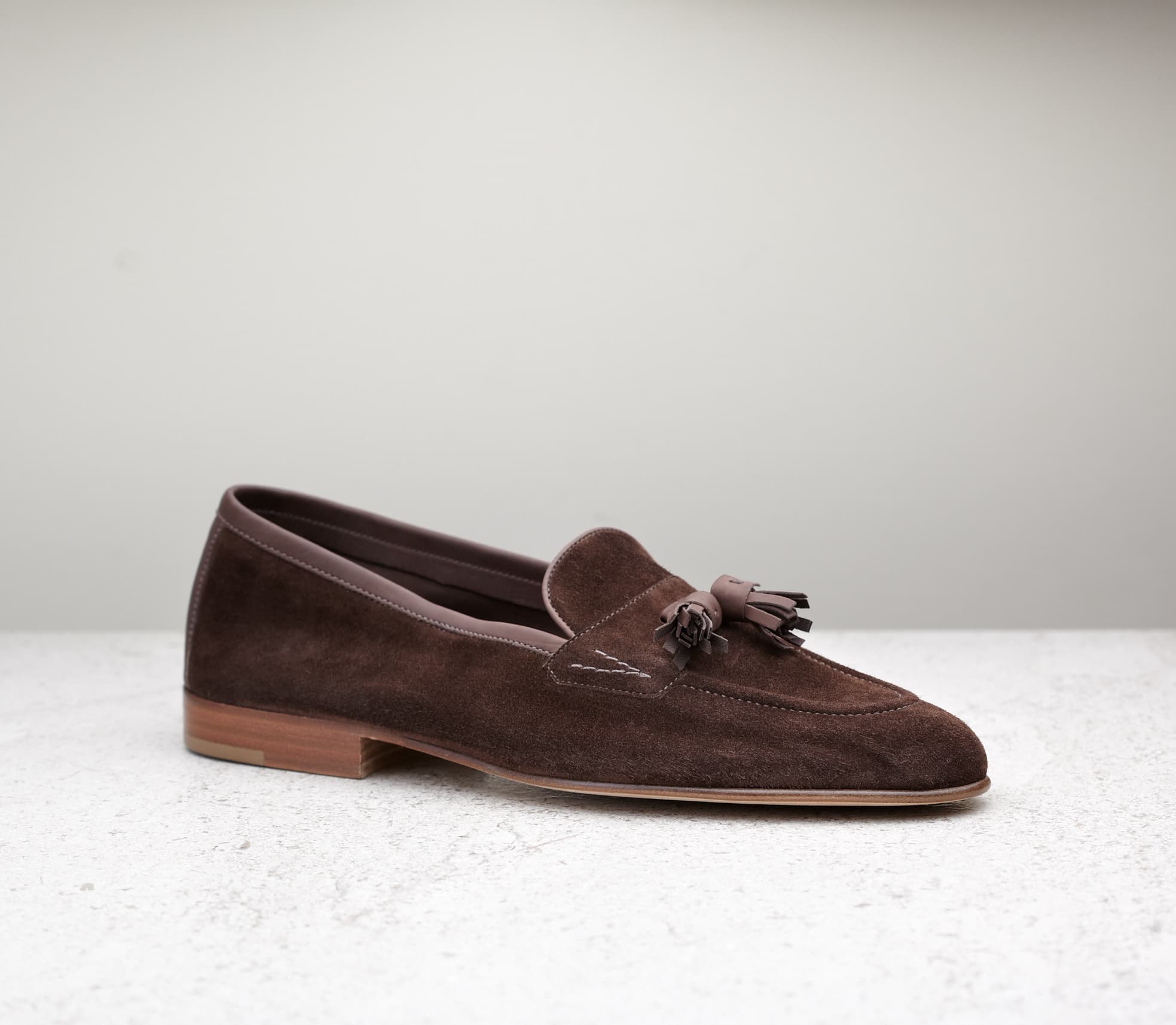 Portland — brown pepper baby calf suede, 389 last — Portland 389 BWNPEPP