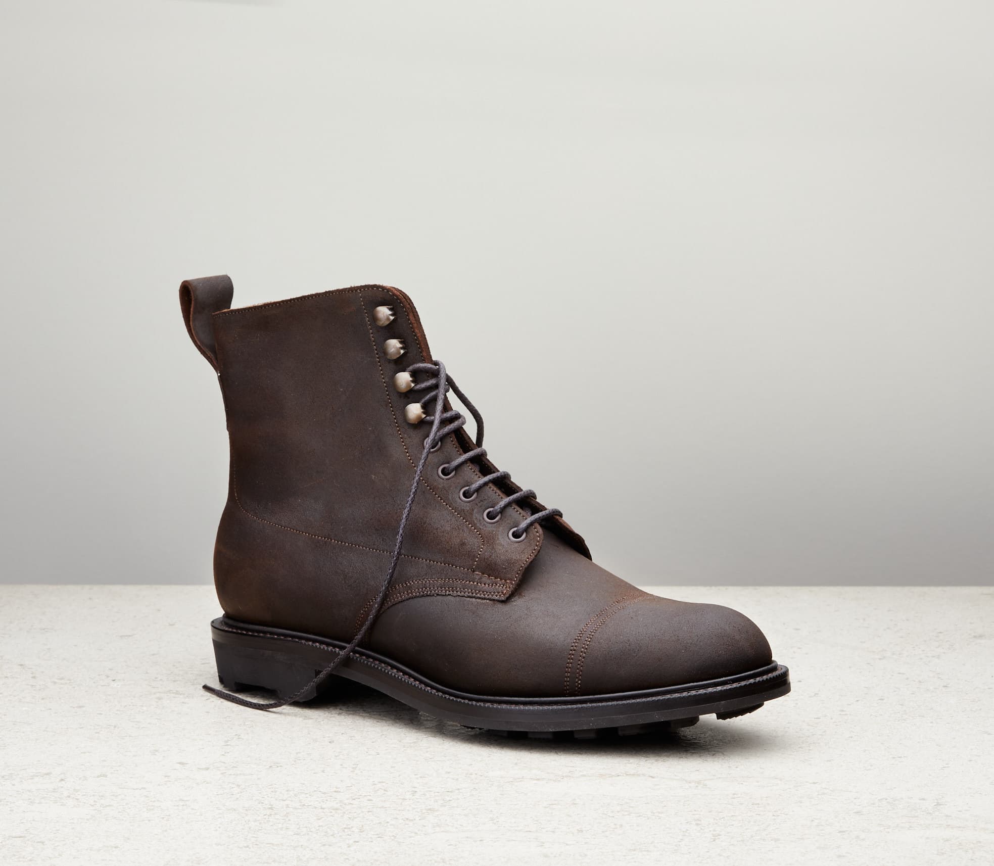 Ambleside — iron waxed suede, 72 last — Ambleside_072_Iron-Waxed