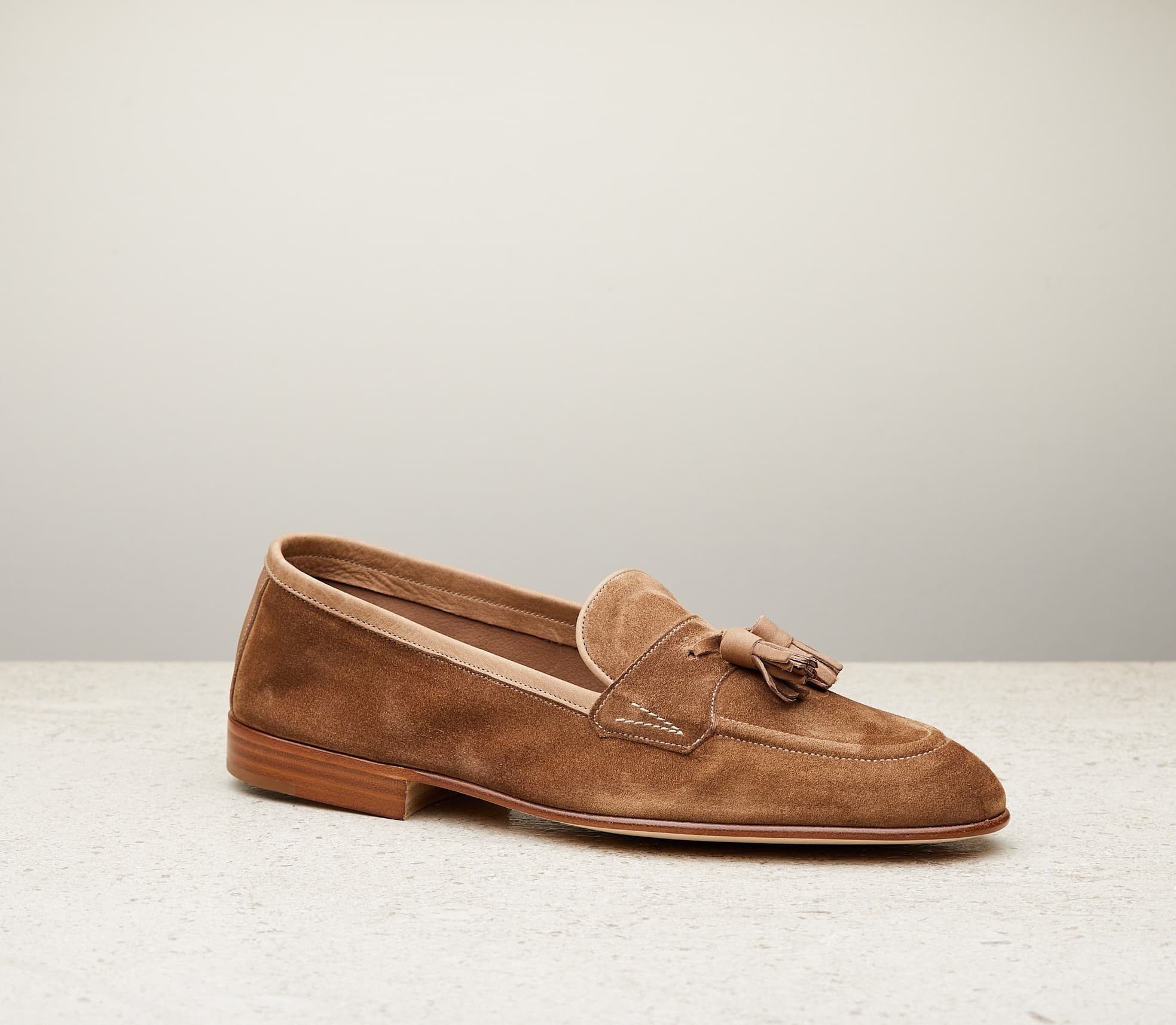 Portland — camel baby calf suede, 389 last — portland-camel-bcs
