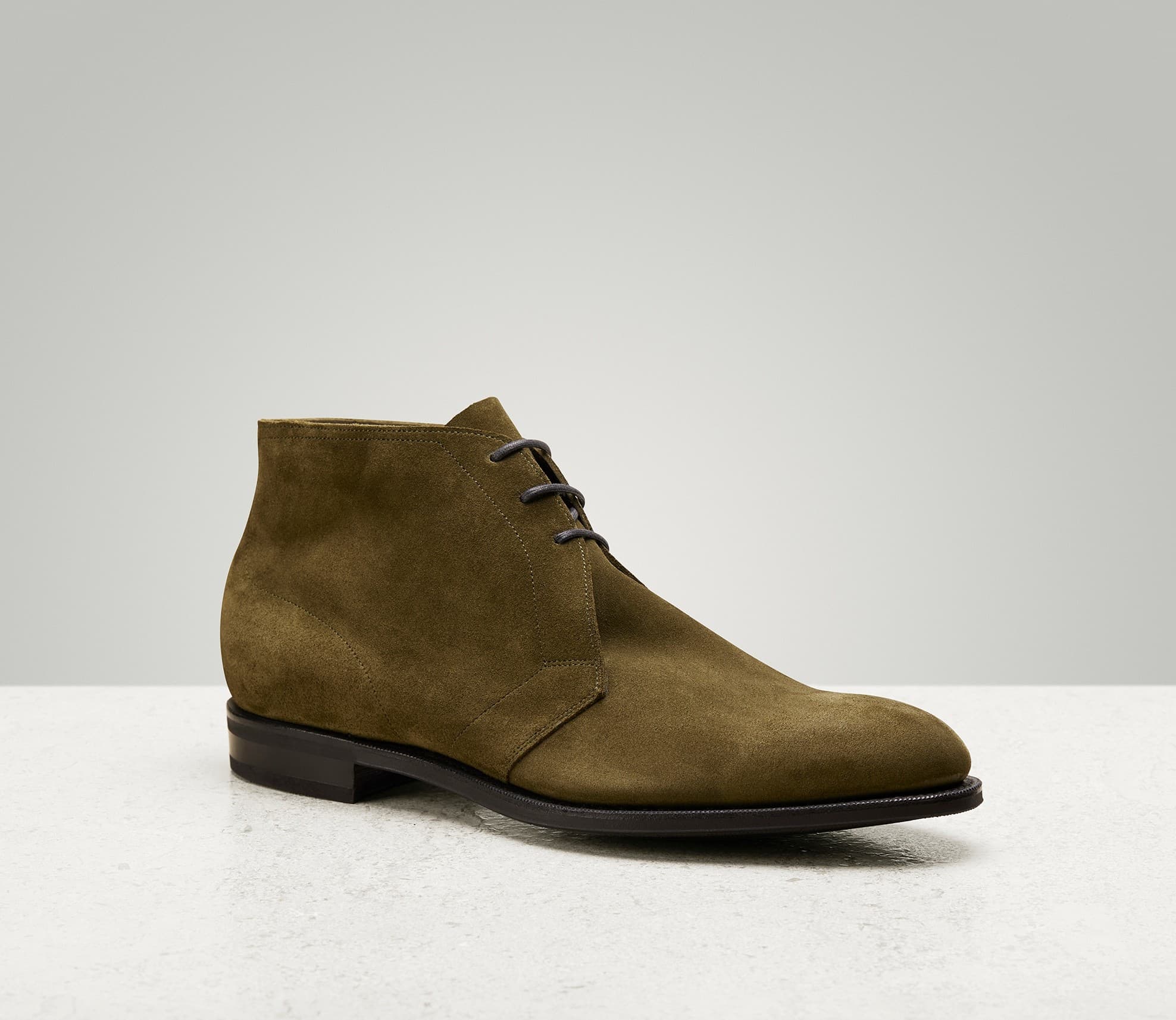 Shanklin — army green suede, 202 last — shanklin-202-army-green-sd