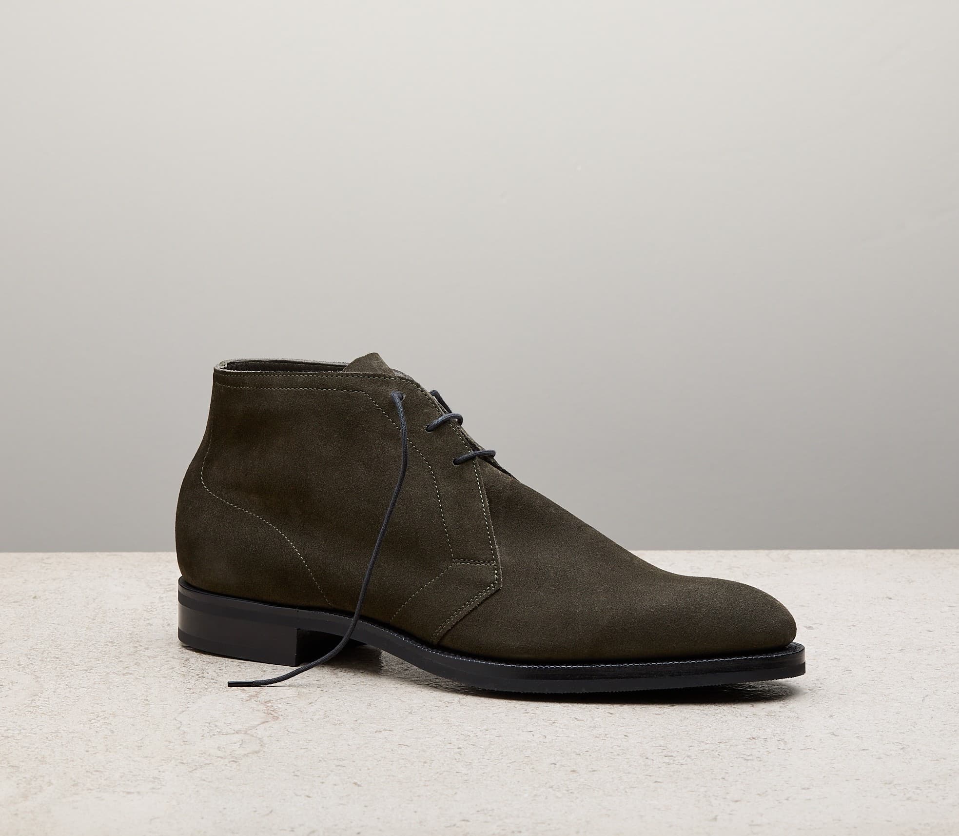 Shanklin — moss suede, 202 last — shanklin-202-moss