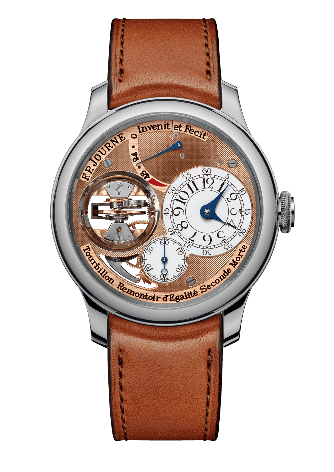 TOURBILLON SOUVERAIN — Platinum, 42 mm, Hands: blued Steel, Height: 13.6 mm