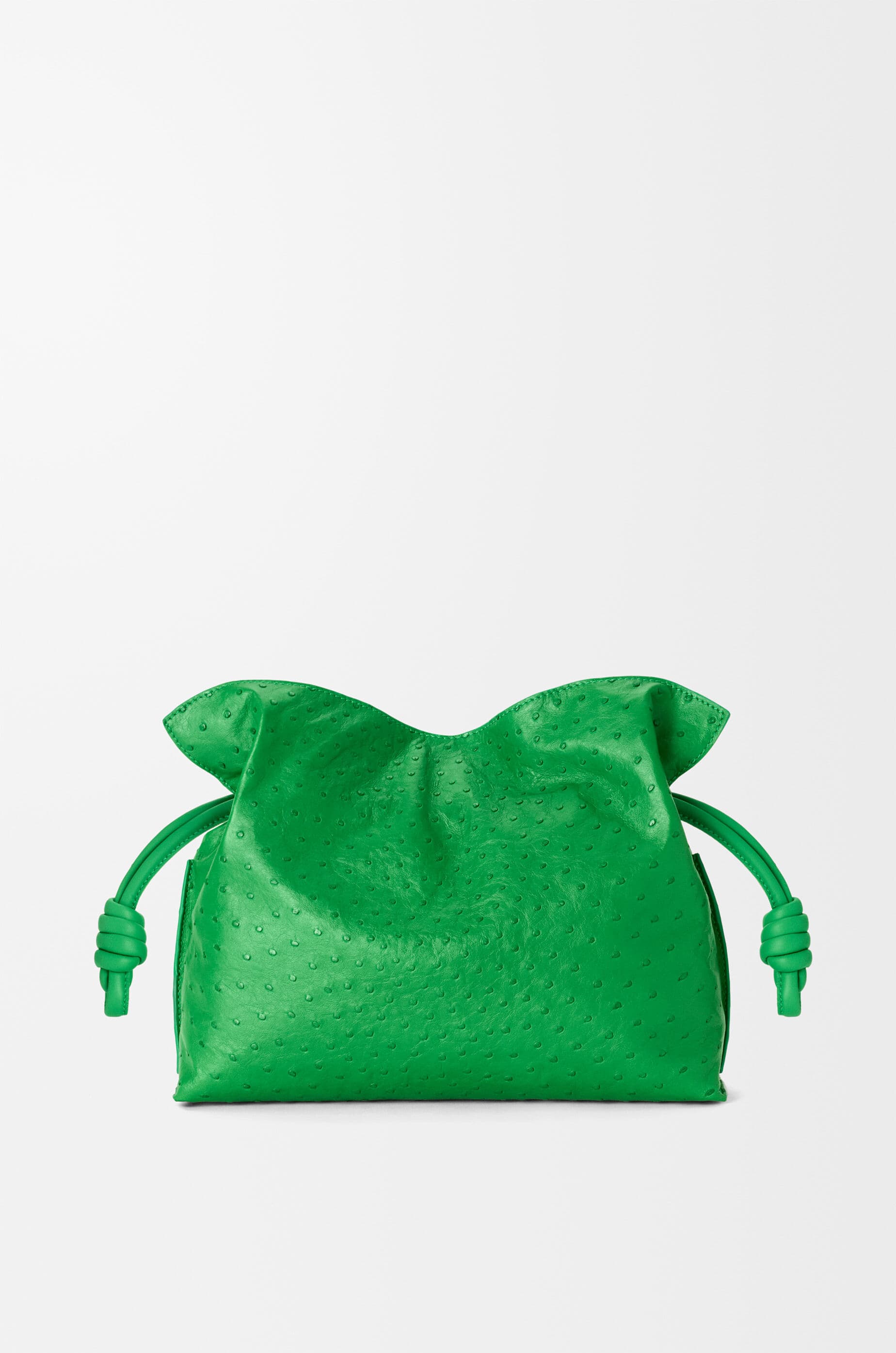 Medium Flamenco clutch in ostrich — A411FC1XF0-9538