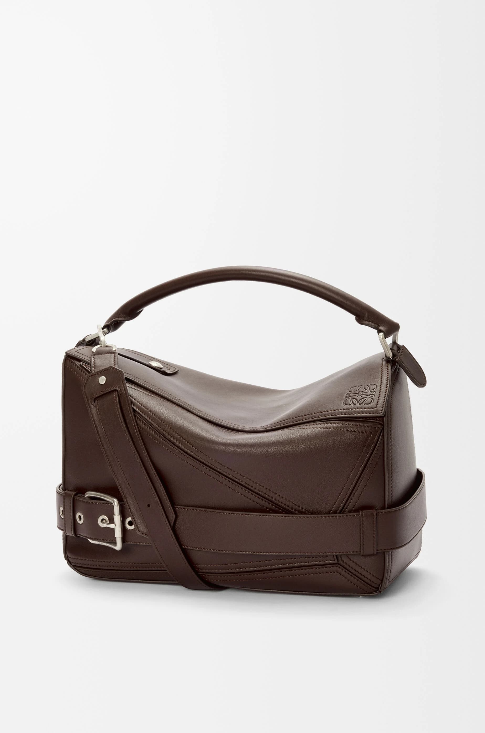 Large Puzzle Biker bag in shiny calfskin — B510BP1X01-0018